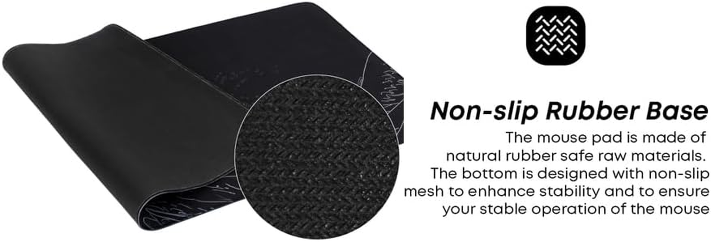 IMAYONDIA Large Mouse Pad XXL (90X40Cm), Non-Slip Gaming Mouse Pad, Extended Rubber Base Long Computer Mouse Pad Desk Keyboard Mat (Dragon XXL-90X40CM)