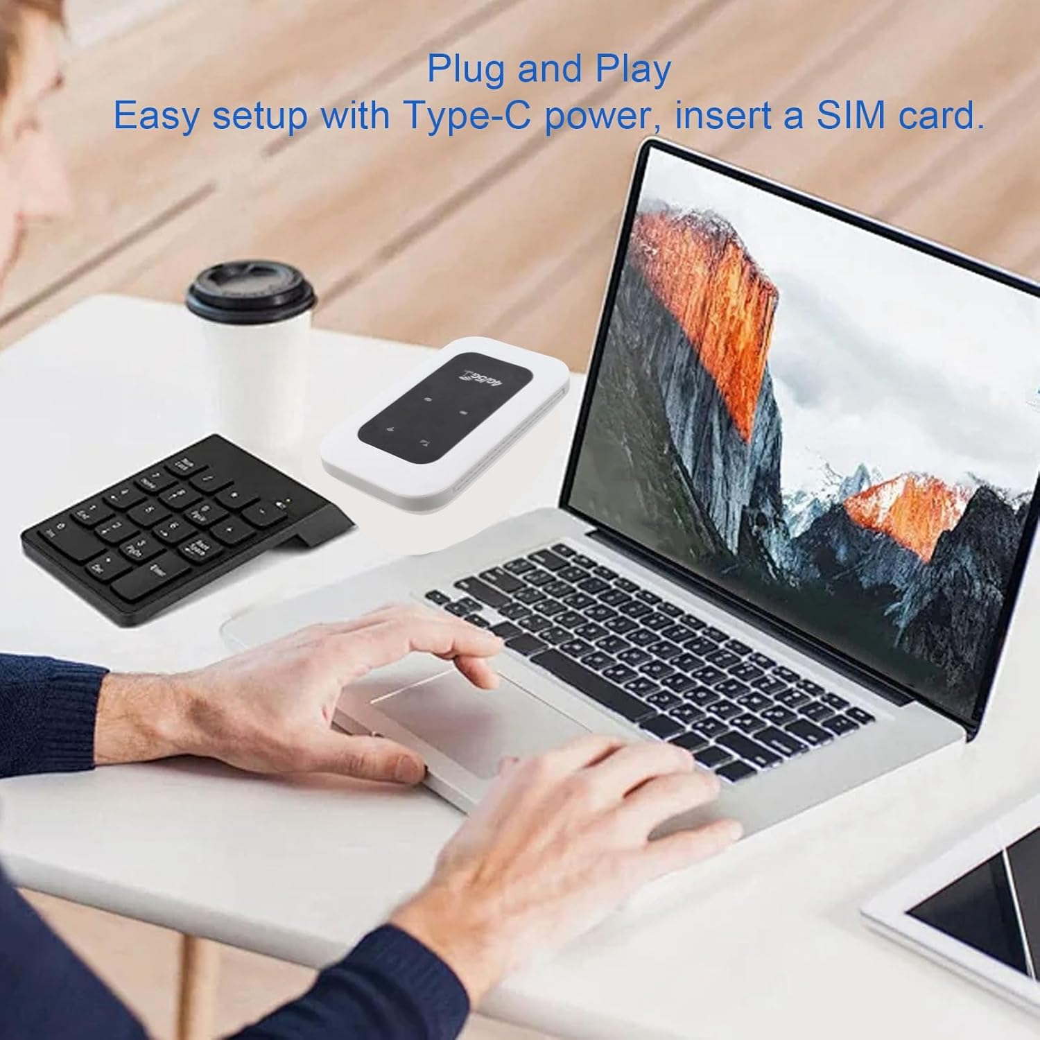 Portable 4G 5G Wifi Hotspot, Plug & Play Travel 4G 5G Wifi Mobile Hotspot 300 Mbit/S for Motorhomes image number 5