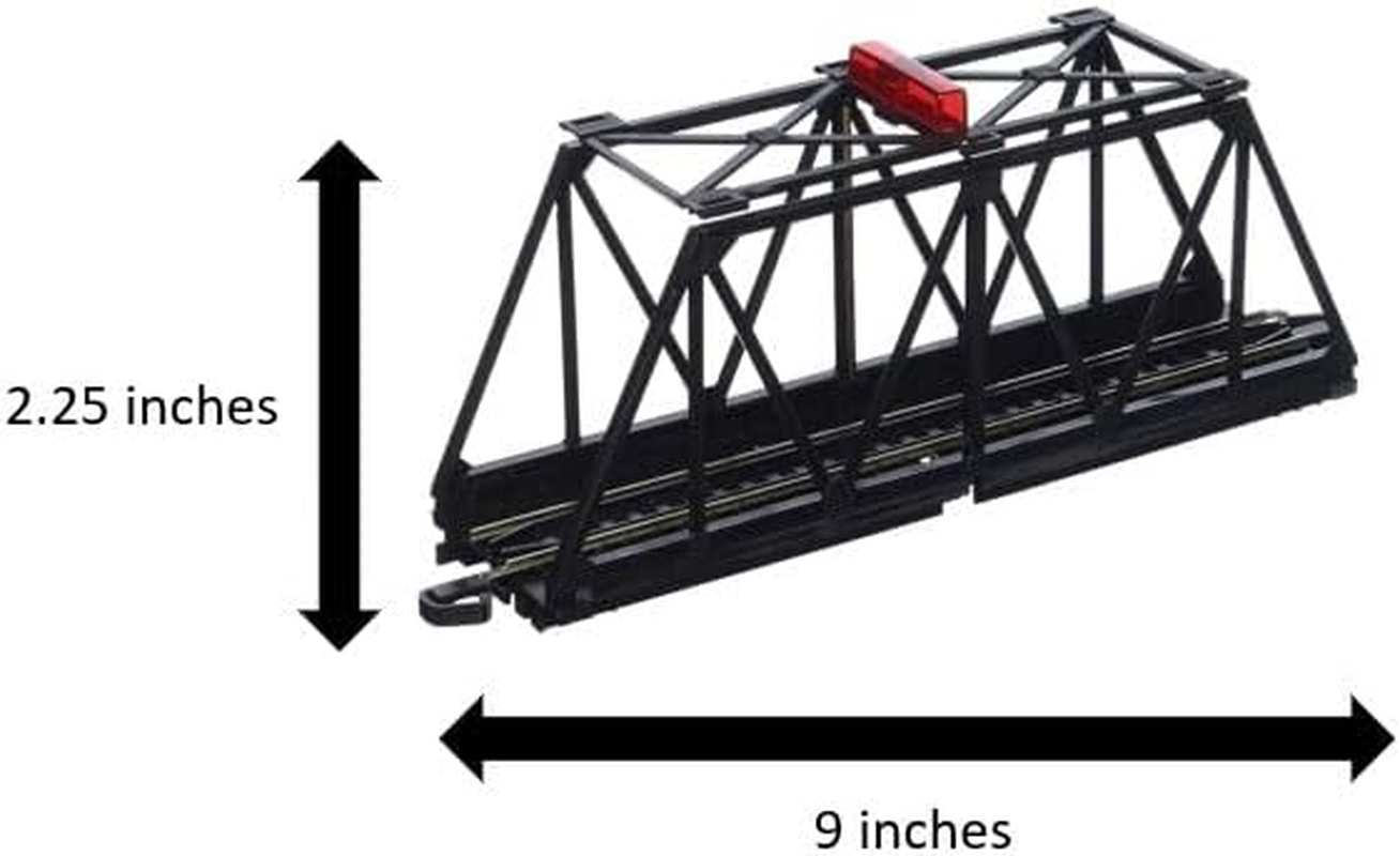 Bachmann Industries E-Z Track Truss Bridge with Blinking Light (HO Scale Train) image number 3