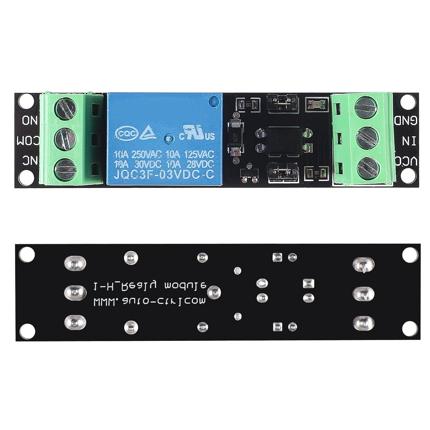 5 Set 3V 1 Channel Relay Power Switch Board, High Level Driver Optocoupler Module Isolated Drive Control Board for ESP8266 Development Board image number 5