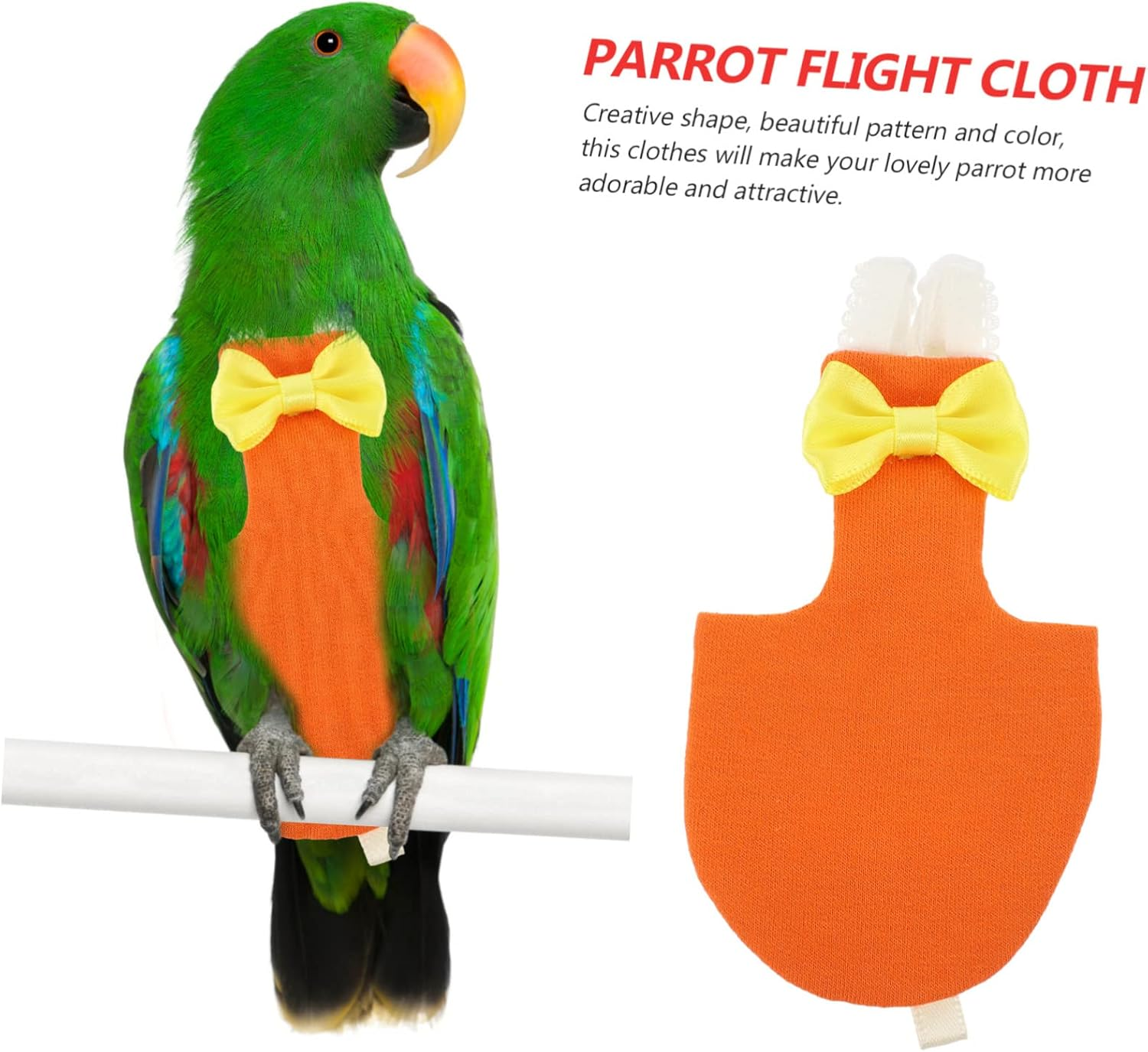 NOLITOY Parrot Diaper Clothes Bird Diaper for Birds Cockatiel Parakeet Outdoor Flight Suits Pigeon Pants image number 4