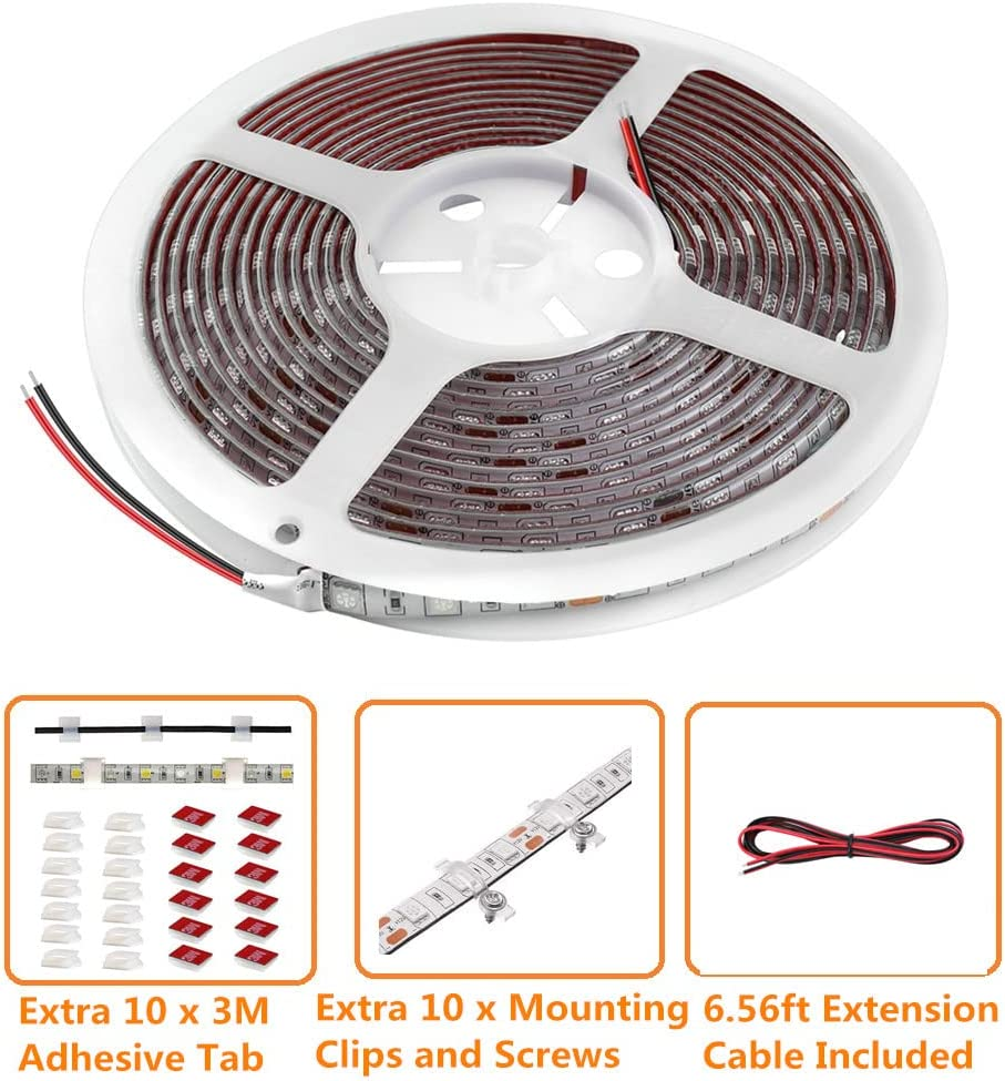 RV Awning Led Lights, 20FT 12V Camper Awning Lights for Camper Motorhome Travel Trailer Concession Stands Food Trucks, Waterproof RV Exterior Awning Light Strip for Party BBQ image number 5