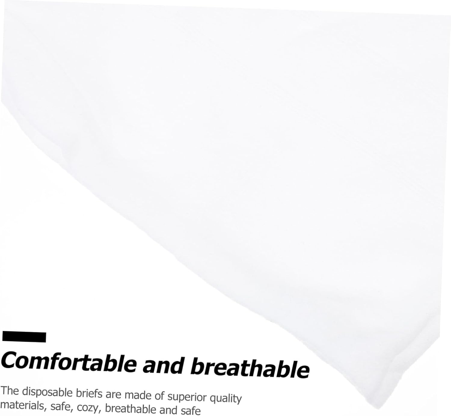 KOMBIUDA Disposable Maternity Underwear Women Breathable Pregnant Woman Briefs Soft Portable Underpants for Postpartum Care XXL 2Pcs White image number 6