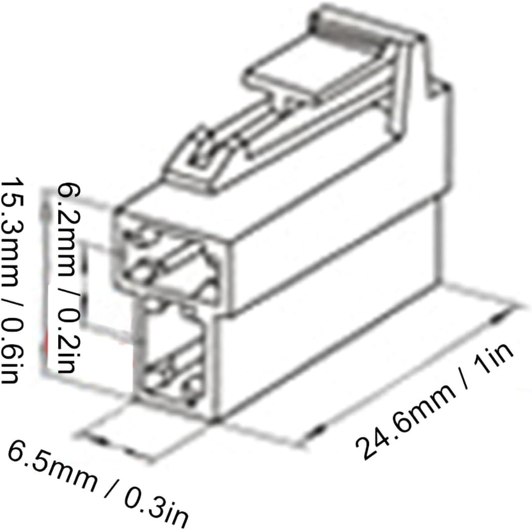 T-Type 2 Pin Power Plug Car Radio Cable Connectors for Ham Radios, 5 Male and 5 Female with 20 Copper Sheets image number 1