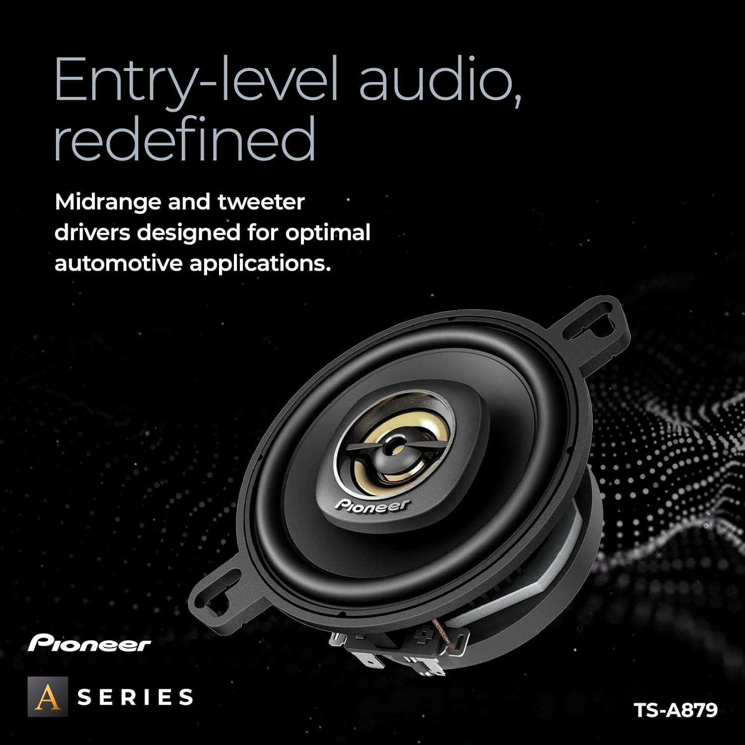 PIONEER TS-A879 a Series 3-1/2&rdquo; 2-Way, 450 W Max Power, 25Mm Tweeter &ndash; Coaxial Speaker (Pair) Black image number 3