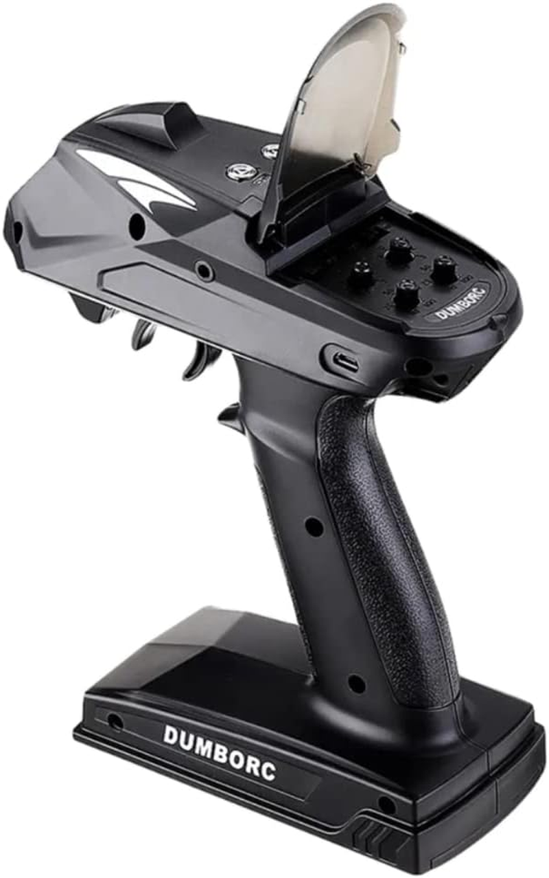 DUMBORC X6 2.4Ghz 6-Channel Remote Control Transmitter with P6F Receiver, Low Power Alarm and Runaway Protection, Radio Controller for Remote Control Car/Boat/Tank Mixed Mode image number 5