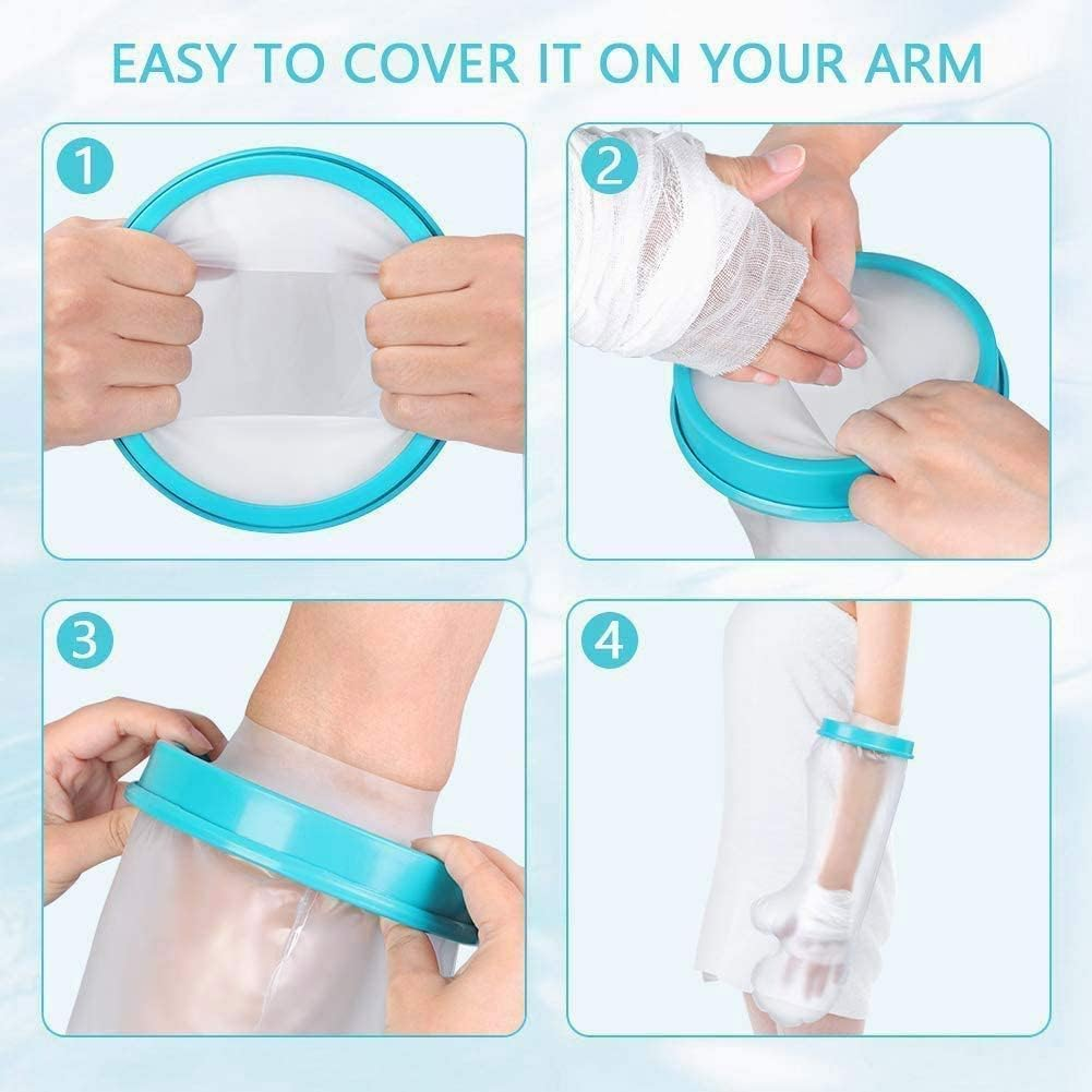 Waterproof Arm Cast Cover, Cast Cover, Bathing Guards, Arm Sling, Waterproof Hand Protector for Showering, Waterproof Arm Cover for Shower, Arm Shower Protector (General) image number 6