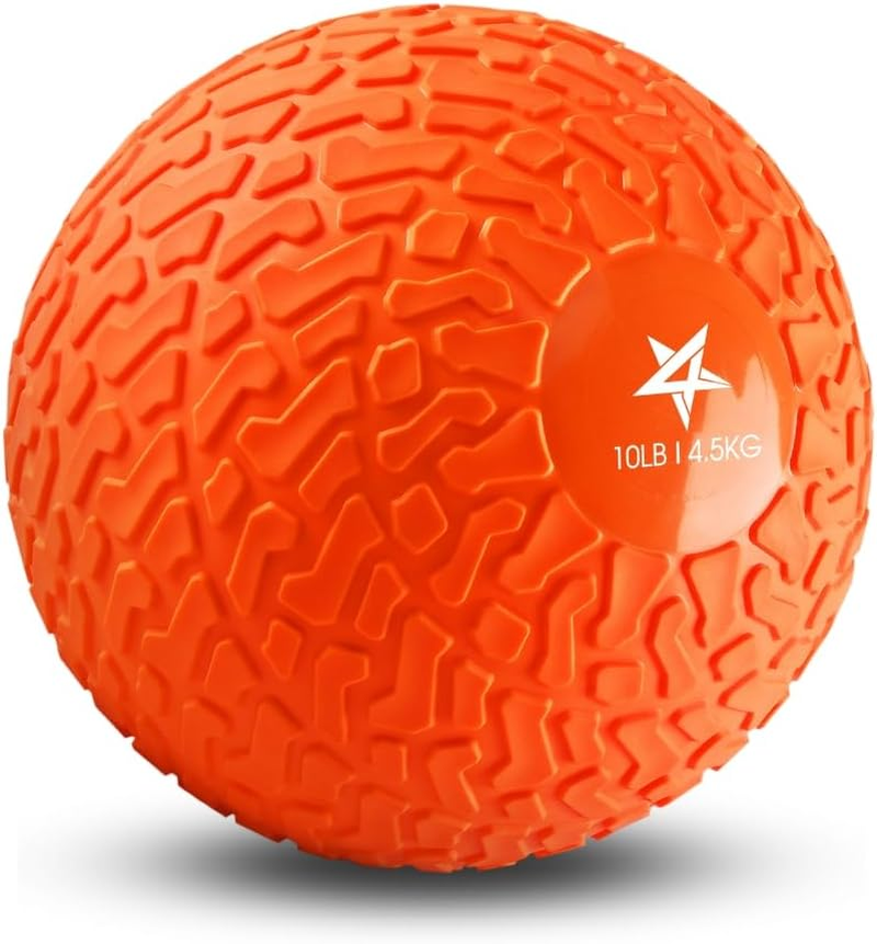 Yes4All Slam Balls Upgraded, 10-40Lb Medicine Ball Weight, Durable PVC Sand Filled Workout Dynamic Medicine Ball for Core Strengthen