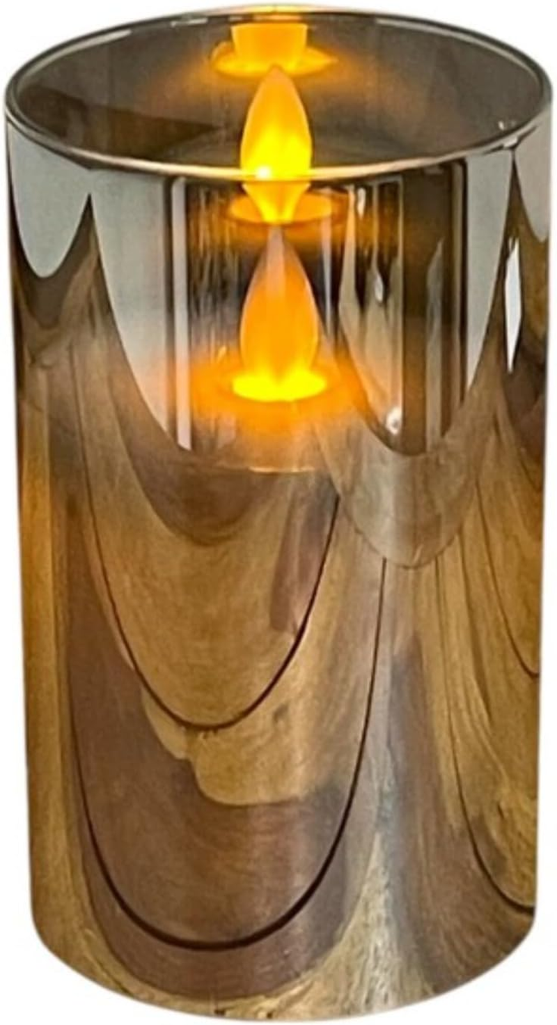 Vivienne 16300CL-GR LED Candle, 3.0 X 3.9 Inches (7.5 X 10 Cm), Gray image number 6