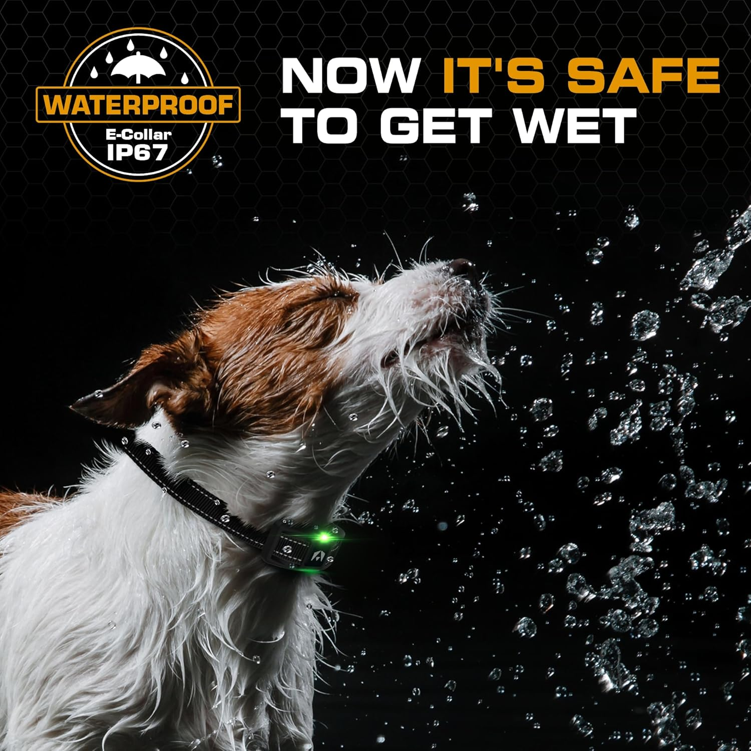 INVIROX Dog Training Collar [2025 Edition] 123 Levels Dog Training Collar with Remote 1100Yd Range E Collar for Dogs Training 100% Waterproof Rechargeable, Manual Bark Collar for Large Dog - Black  Gray image number 4