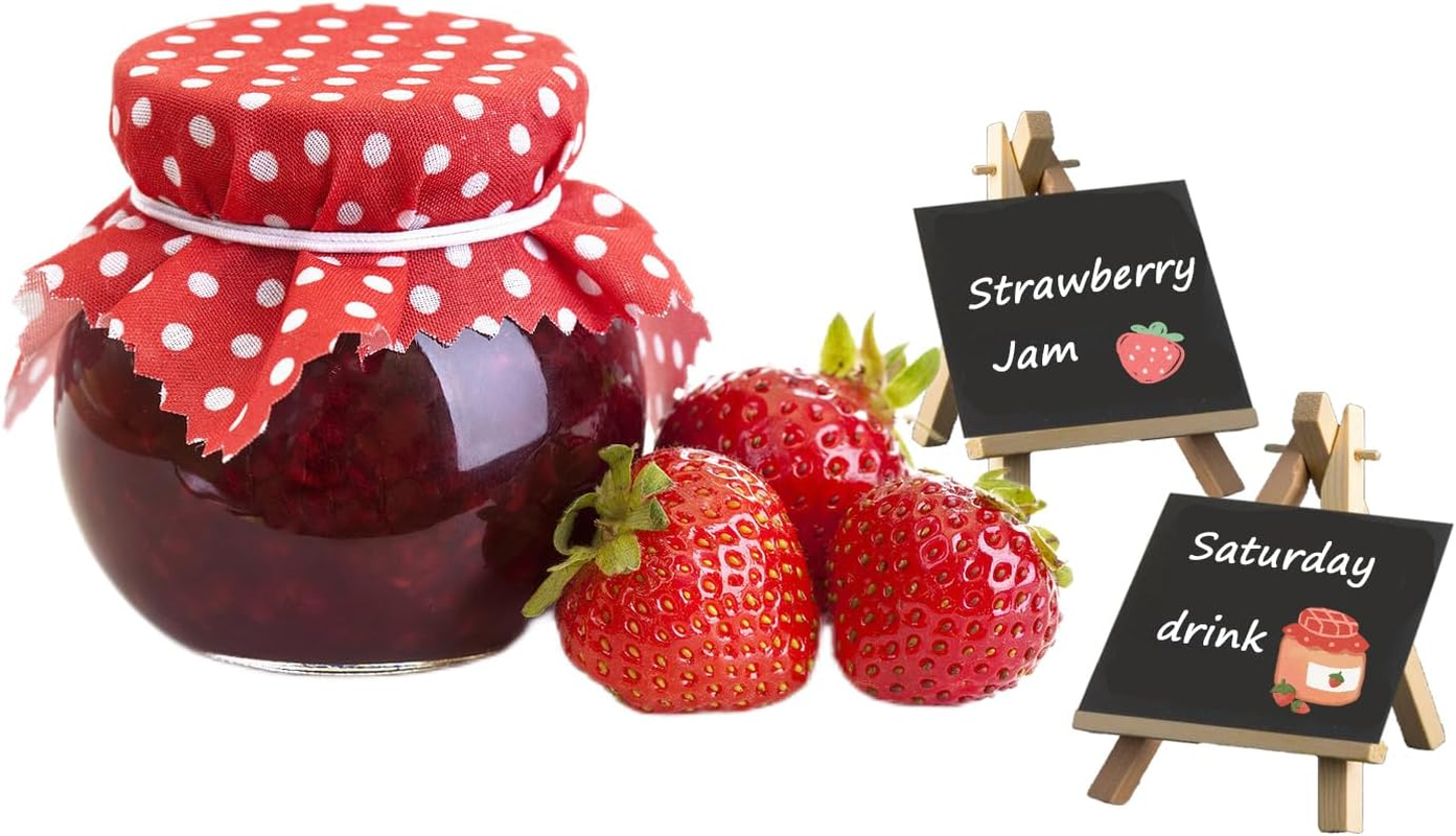 Yotsuba 10 Pieces 6 Inch (15.2X8.5Cm) Mini Wooden Easels - Versatile Table Card Stand & Display Holder image number 5