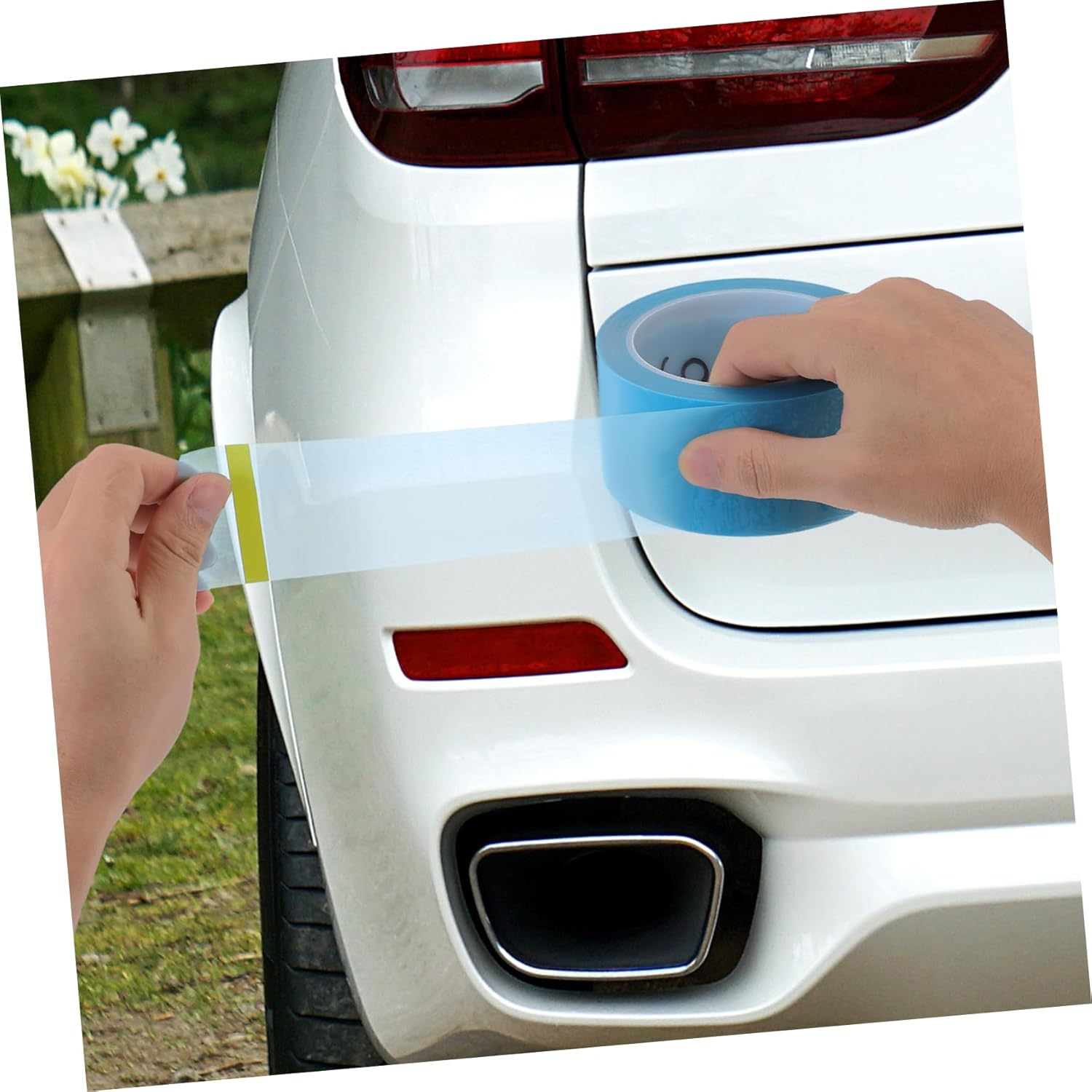 5Rolls Paint Masking Tape Automotive Thin Tape for Painting Thickness for Car Curves and Paint Protection image number 6