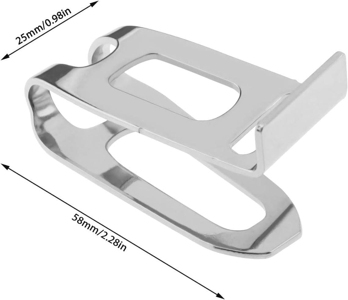 4PCS Belt Clip Hooks Compatible with Makita DHP480 DHP482 HP457 HP347 TD127 TD126 Hammer Impact Drills Power Tool with Screws 324705-1 346317-0 image number 4