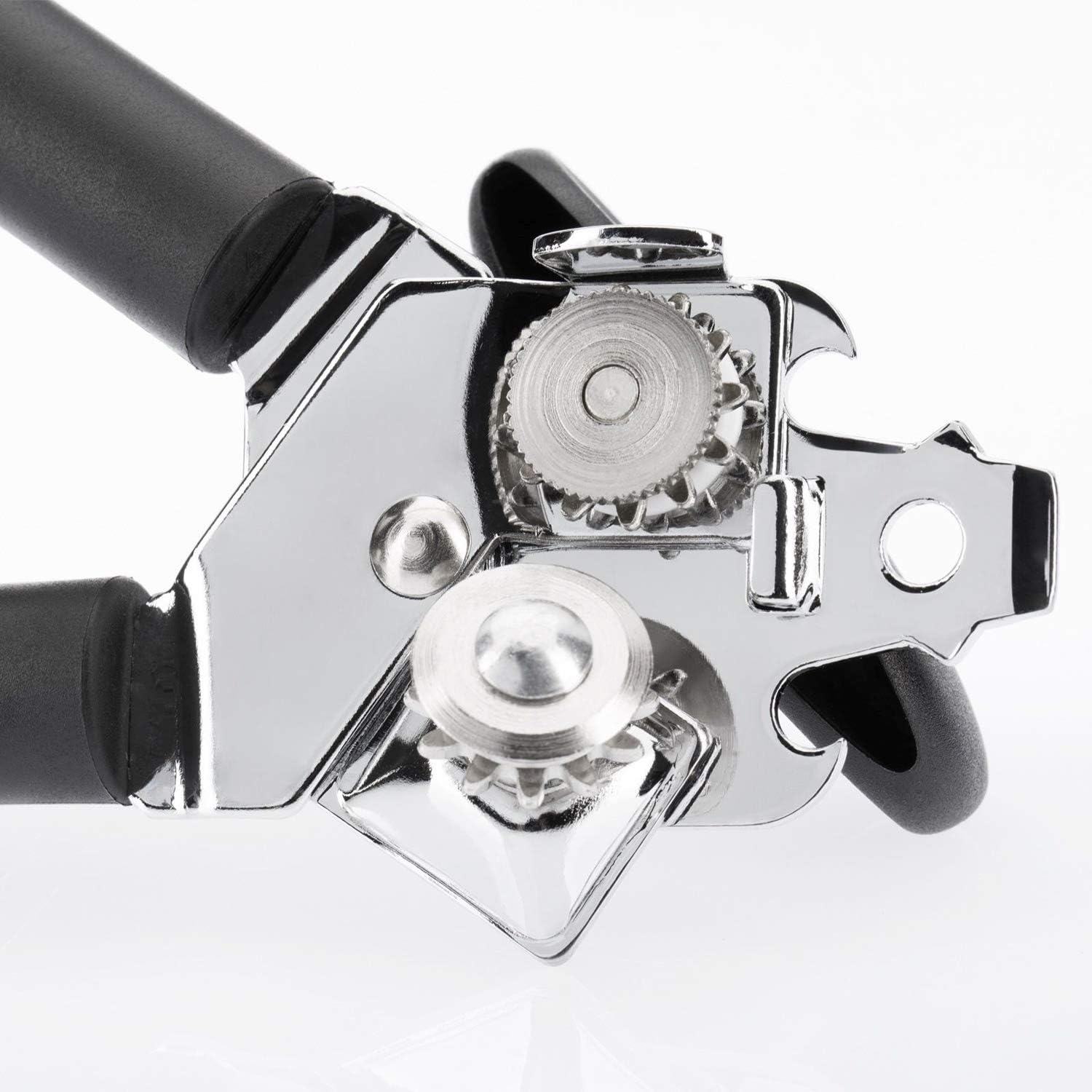 Westmark 29402270 Tongs Can Opener with Bottle and Lid Lifter, Length: 8.2 Inch, Steel/Plastic, Gallant, Black/Red image number 3