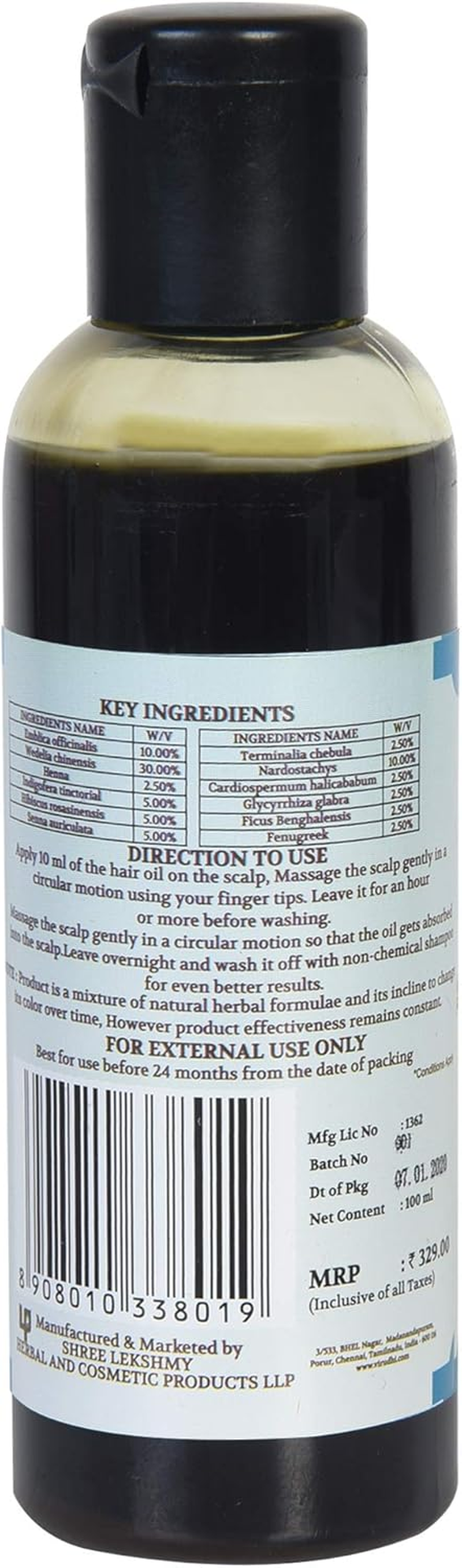 Herbal Hair Oil for Men and Women - Hair Growth Oil with Natural Ingredients (100 Ml)? image number 2