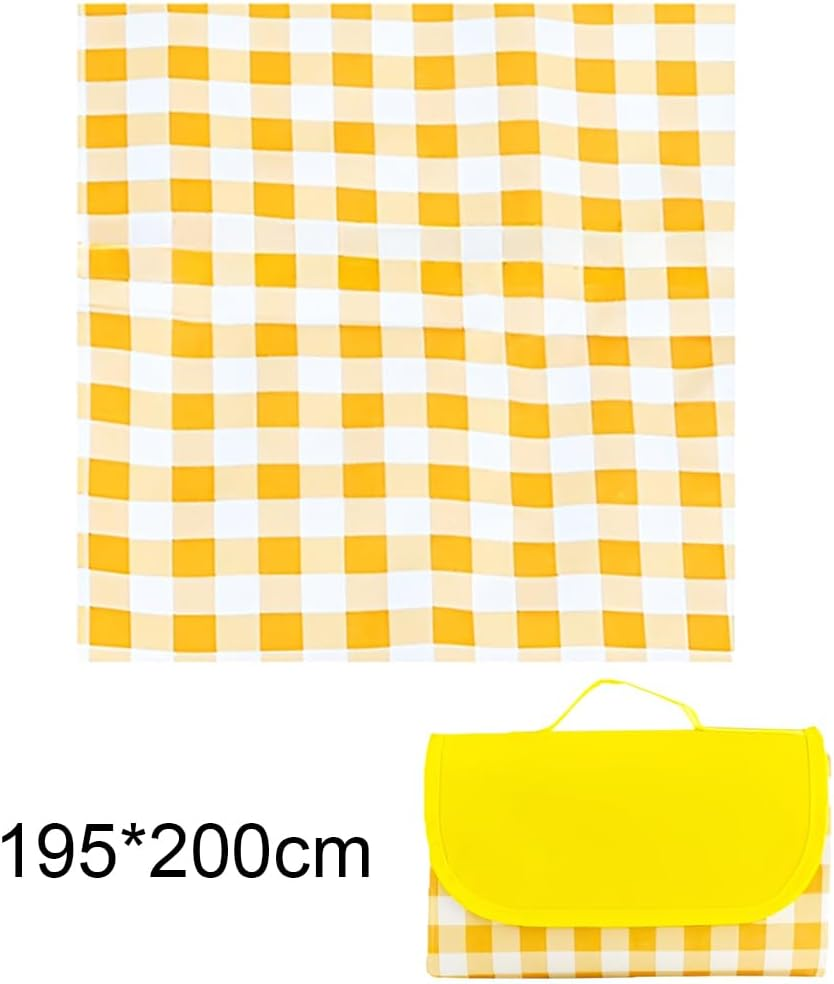 MTSDM Foldable Picnic Mat, Picnic Beach Blanket, Foldable Lightweight Waterproof Sand Mat, 195CM X 200CM Sandproof Waterproof Camping Portable Travel Blanket for Beach, Camping, Hiking, and Picnics image number 3