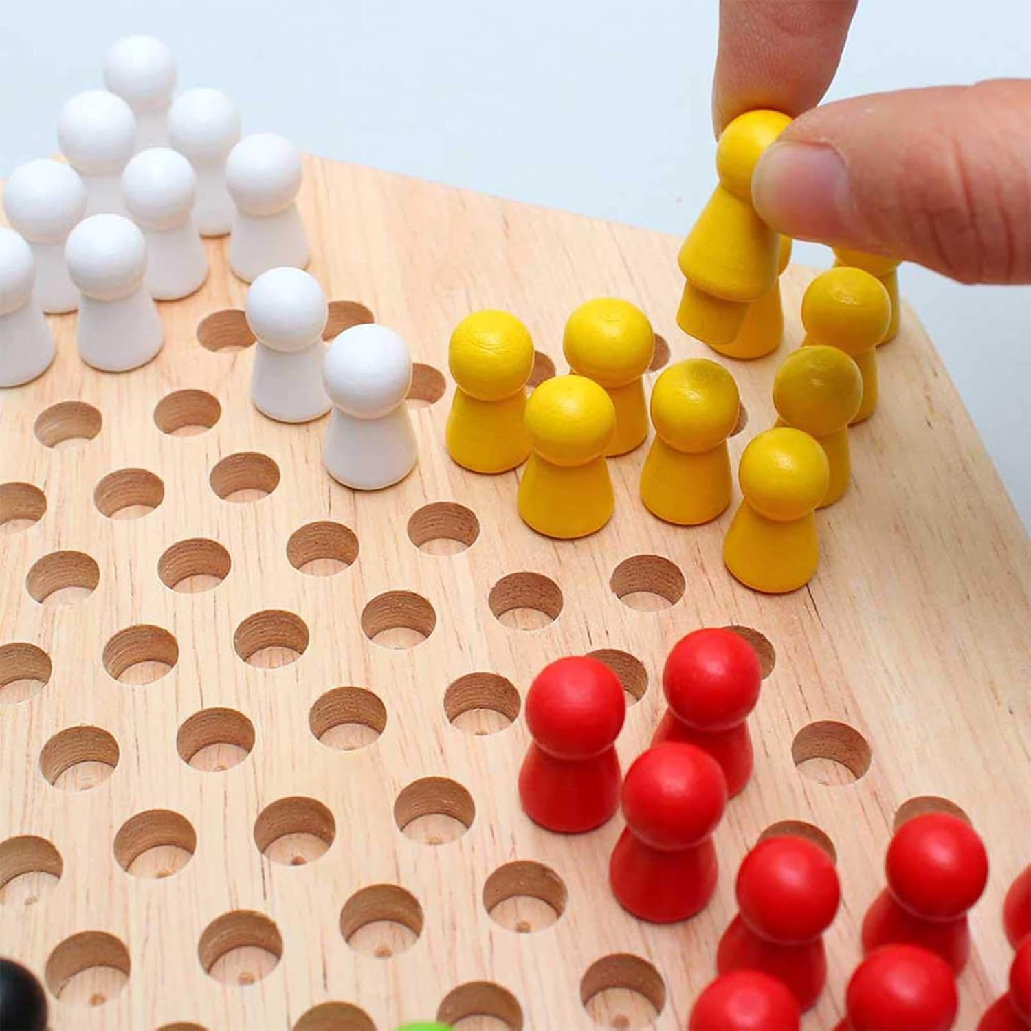 Chinese Checkers, Improve Child'S Concentration and Observation, Chinese Checkers Set, Promoting the Parent-Child Relationship, for Board Game Board Game Family image number 3