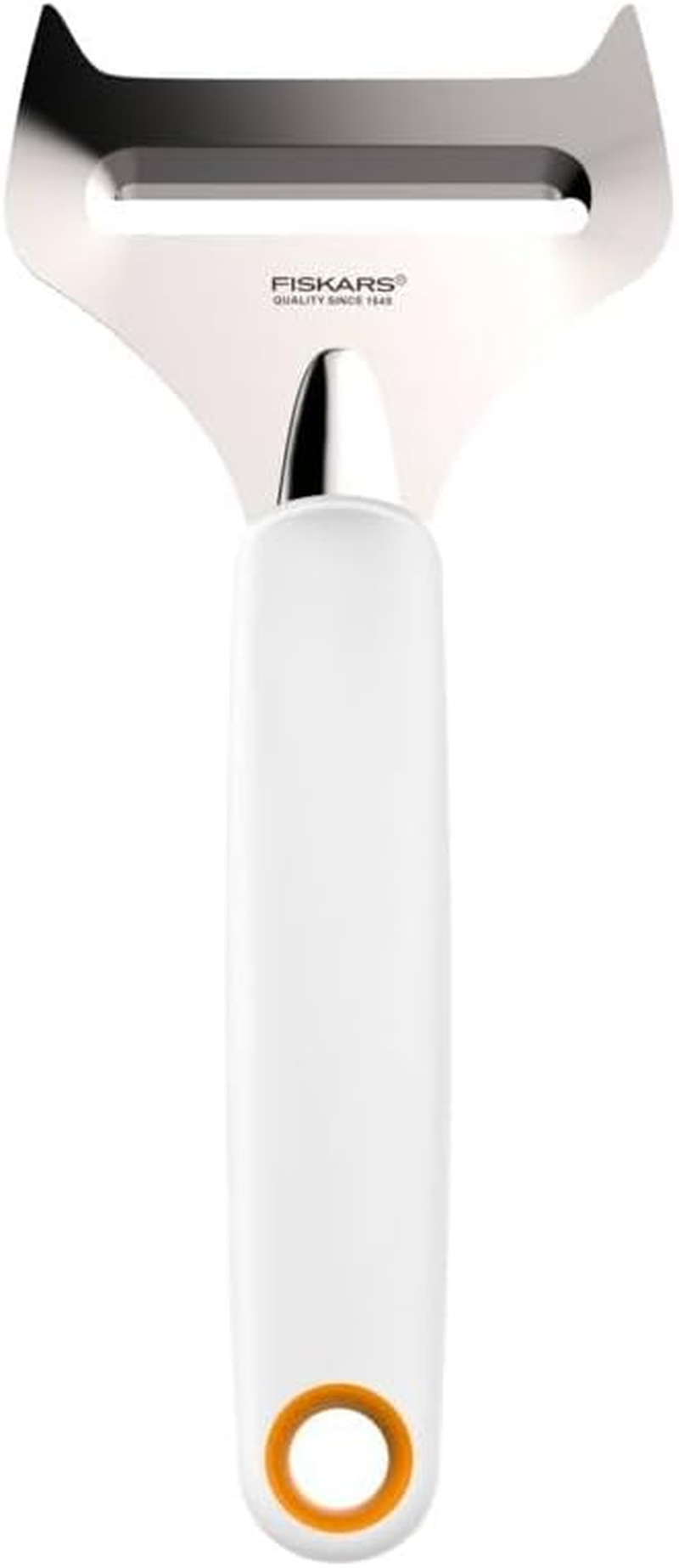Fiskars Hard, Stainless Steel/Synthetic Material Cheese Slicer, One Size, White image number 2