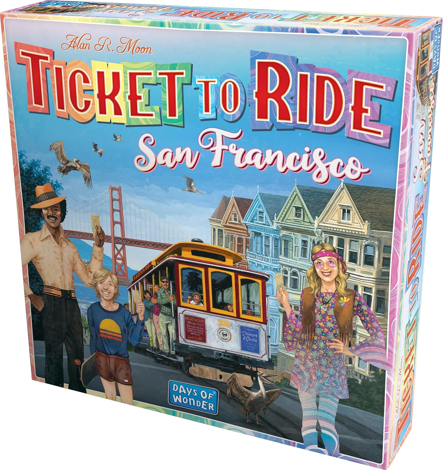Days of Wonder Ticket to Ride San Francisco Board Game image number 1