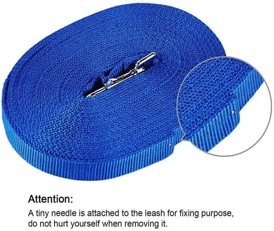 50Ft/15M Long Dog Lead Long Line Dog Leash Pet Puppy Leash Great for Dog/Puppy Training,Play,Camping,Extra Long Dog Leash- Durable with Stainless Steel Hook - Black image number 7