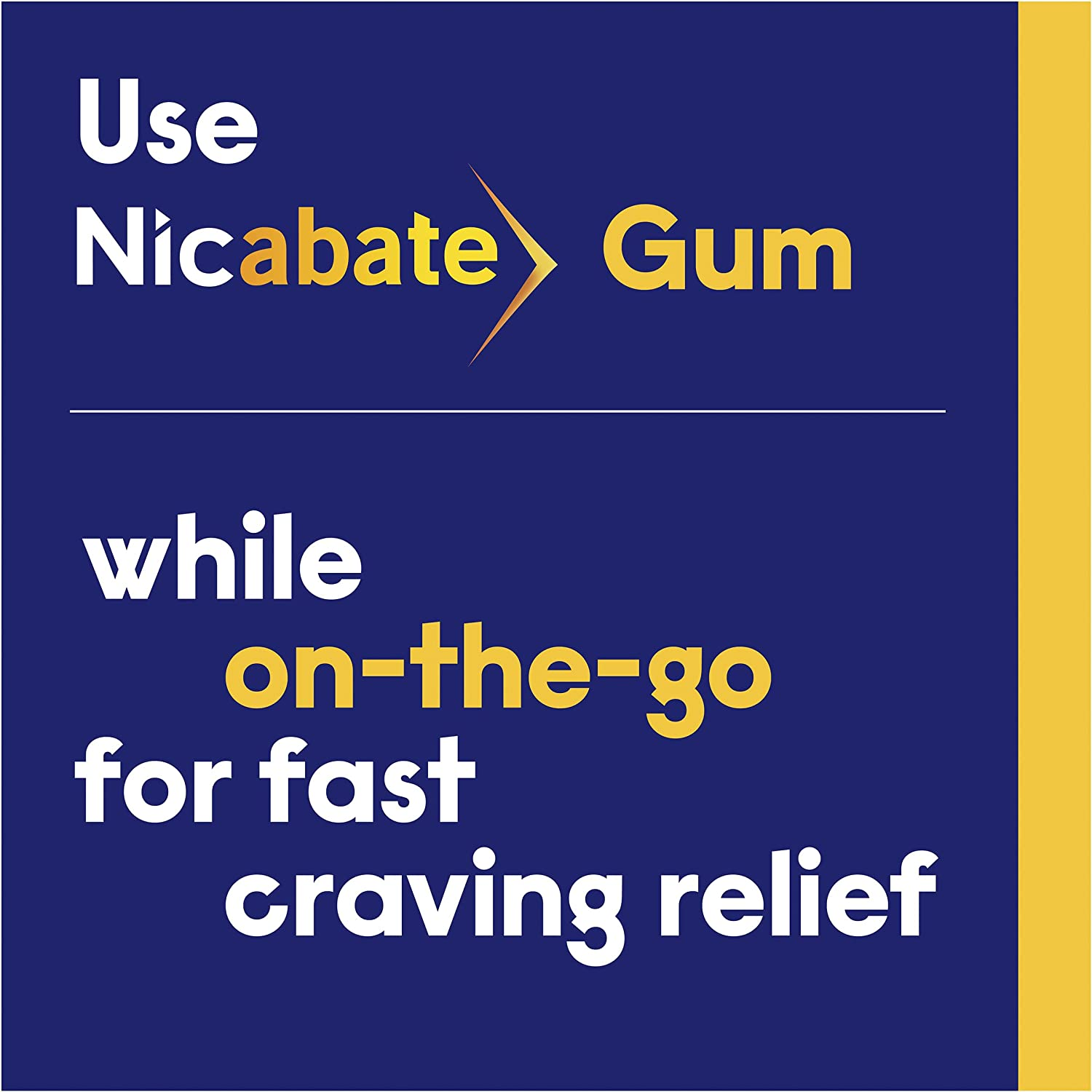 Nicabate 2Mg Extra Fresh Mint Quit Smoking Chewing Gum 100-Pieces image number 1