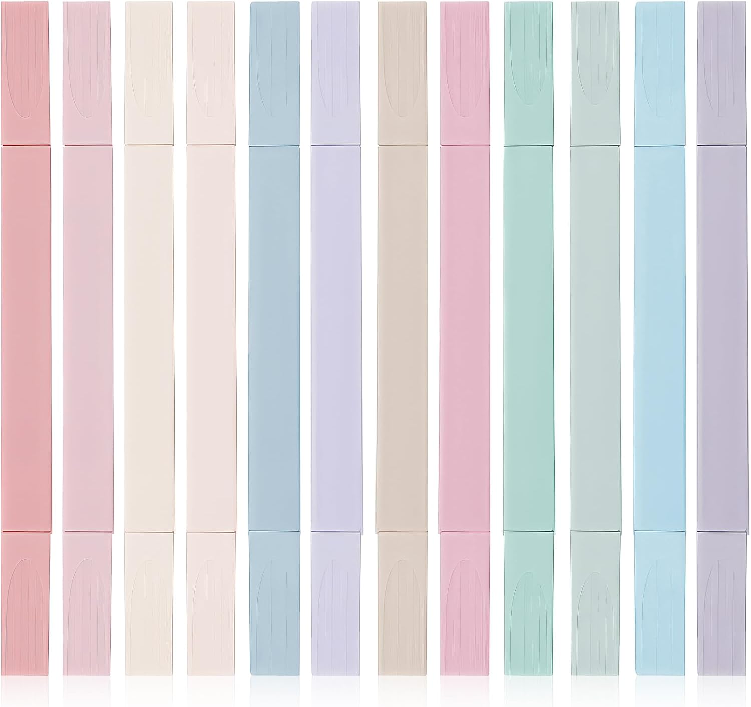 Coastalpure 12-Pack Pastel Highlighters Set - No-Bleed Dual Tip Bible Markers for Journaling, School & Office (12 Colors) - Quick-Dry, Smudge-Proof Aesthetic Pens image number 2