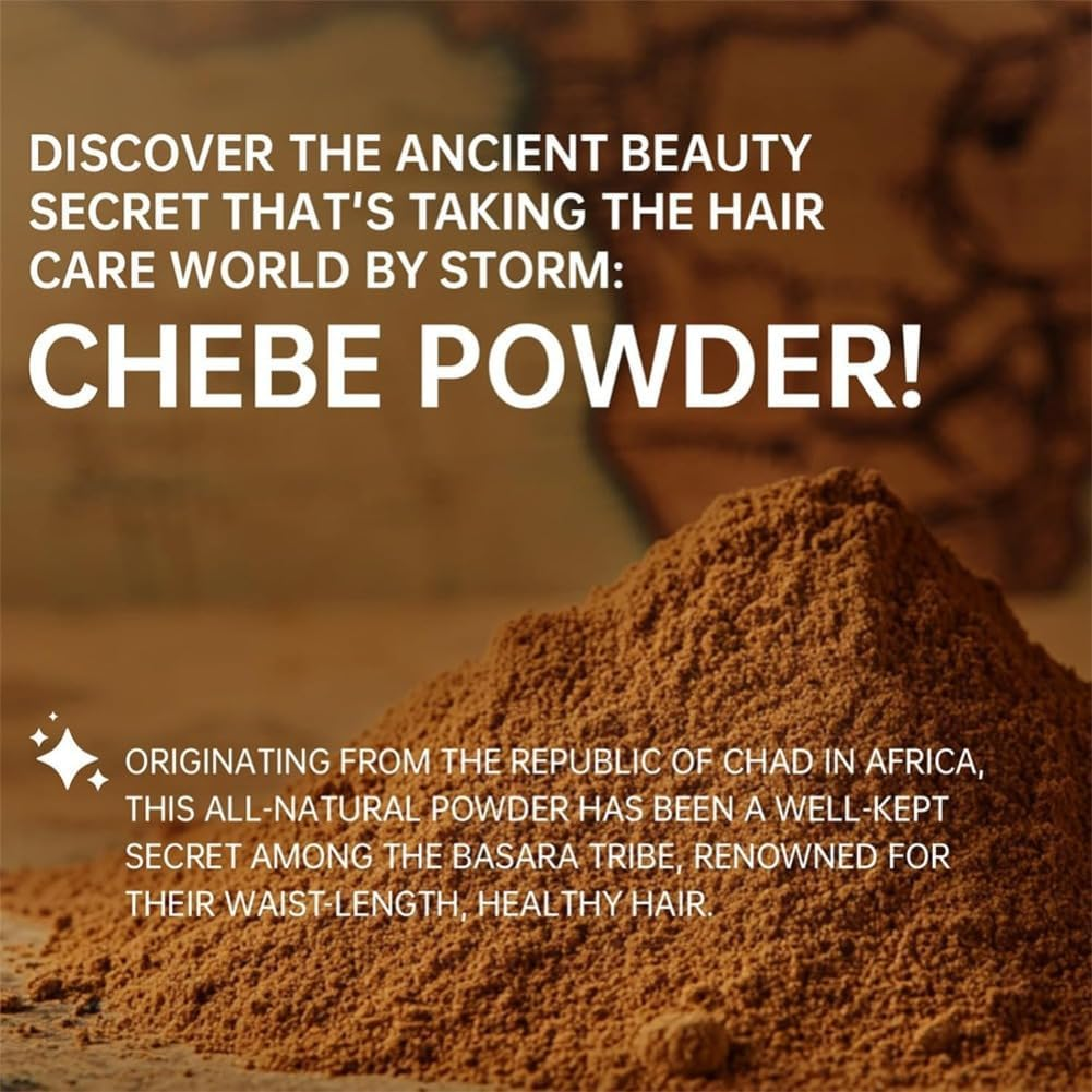 3PCS Chebe Powder Africa Women Traction Alopecia Hair Growth Oil Men Hair Loss Hair Regrowth image number 5