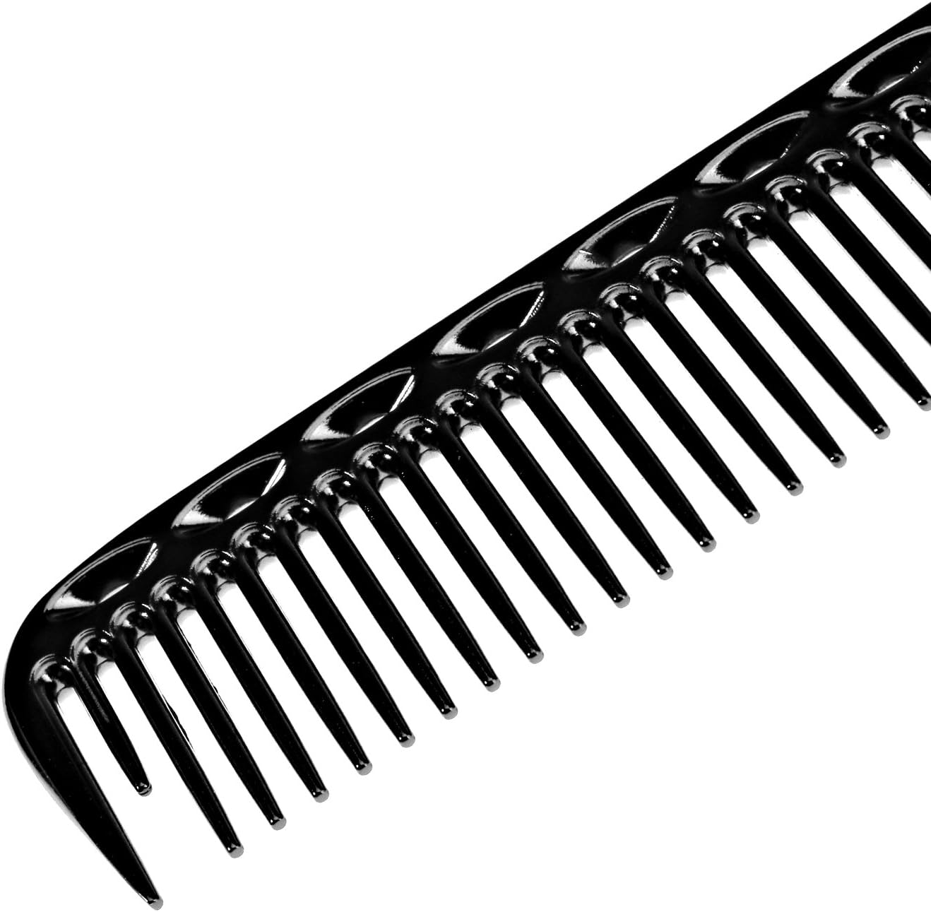 SING F LTD Aluminum Hair Comb Metal Cutting Hairdressing & Barbers Salon Professional Combs Anti-Static Ultra Thin Black 21.5Cm image number 1