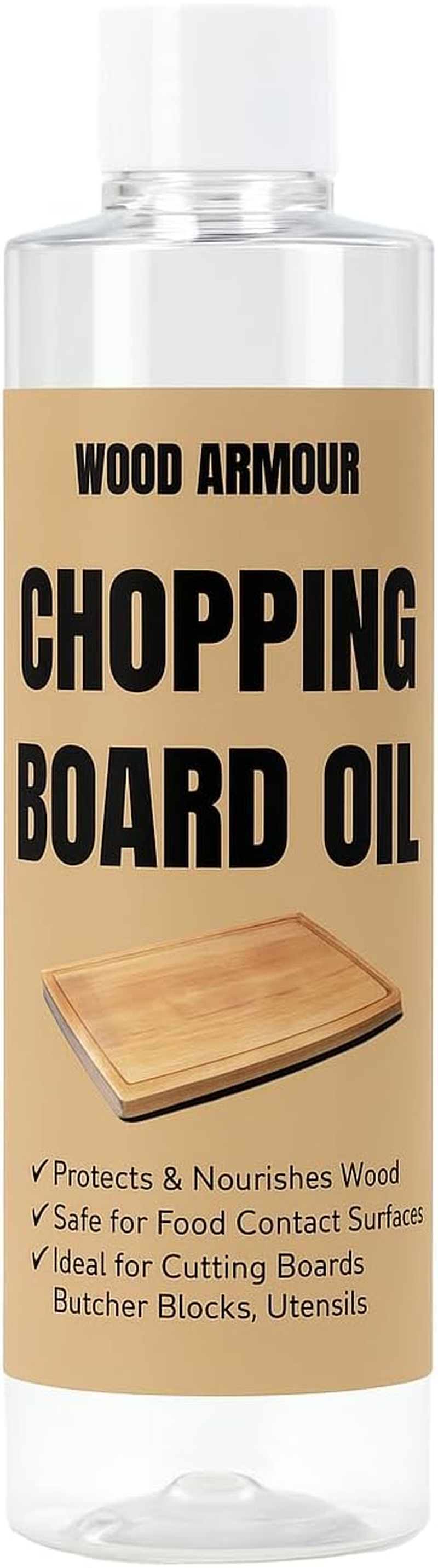 Chopping Board Oil Food Grade, Wood Conditioner & Finishing Oil, Ideal for Butcher Blocks, Cutting Boards, Wood Countertops, Wood Boards, Wooden Kitchen Utensils (200Ml) image number 6