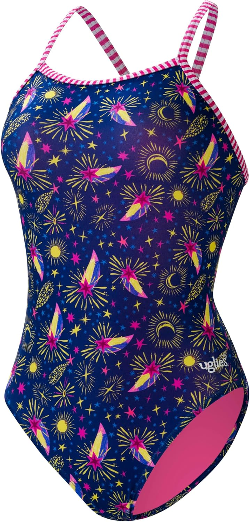 Dolfin Uglies Women'S One Piece Swimsuit - Athletic V-Back Training Swimsuit image number 3