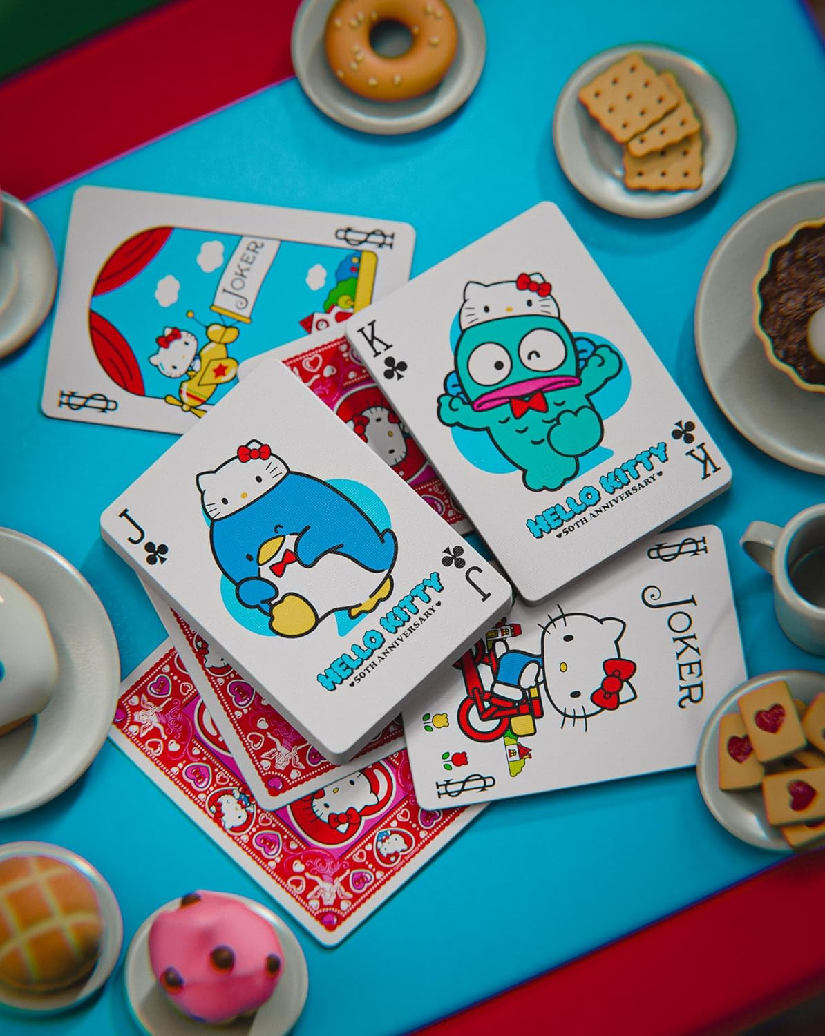 Bicycle Hello Kitty Playing Cards, Limited Edition Hello Kitty 50Th Anniversary, 1 Deck