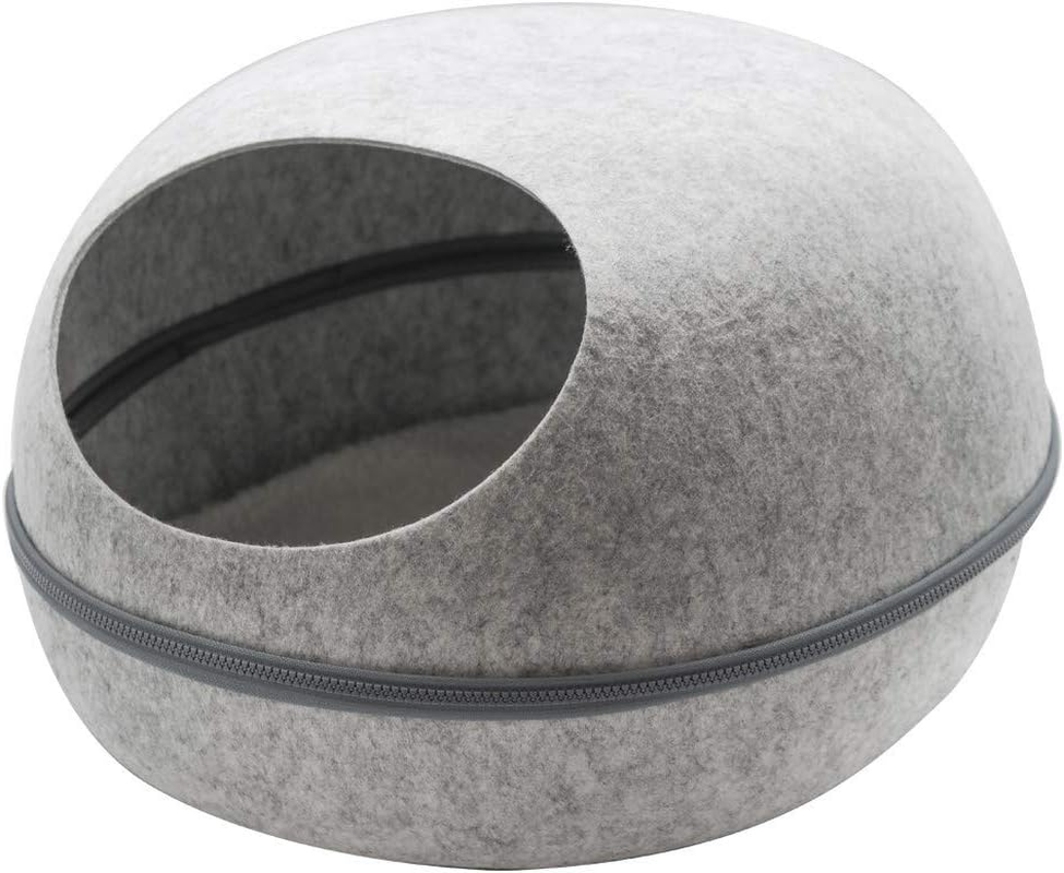 Large Cave Cat Soft Cushion Igloo Kitten Cat Bed Mat House Dog Puppy