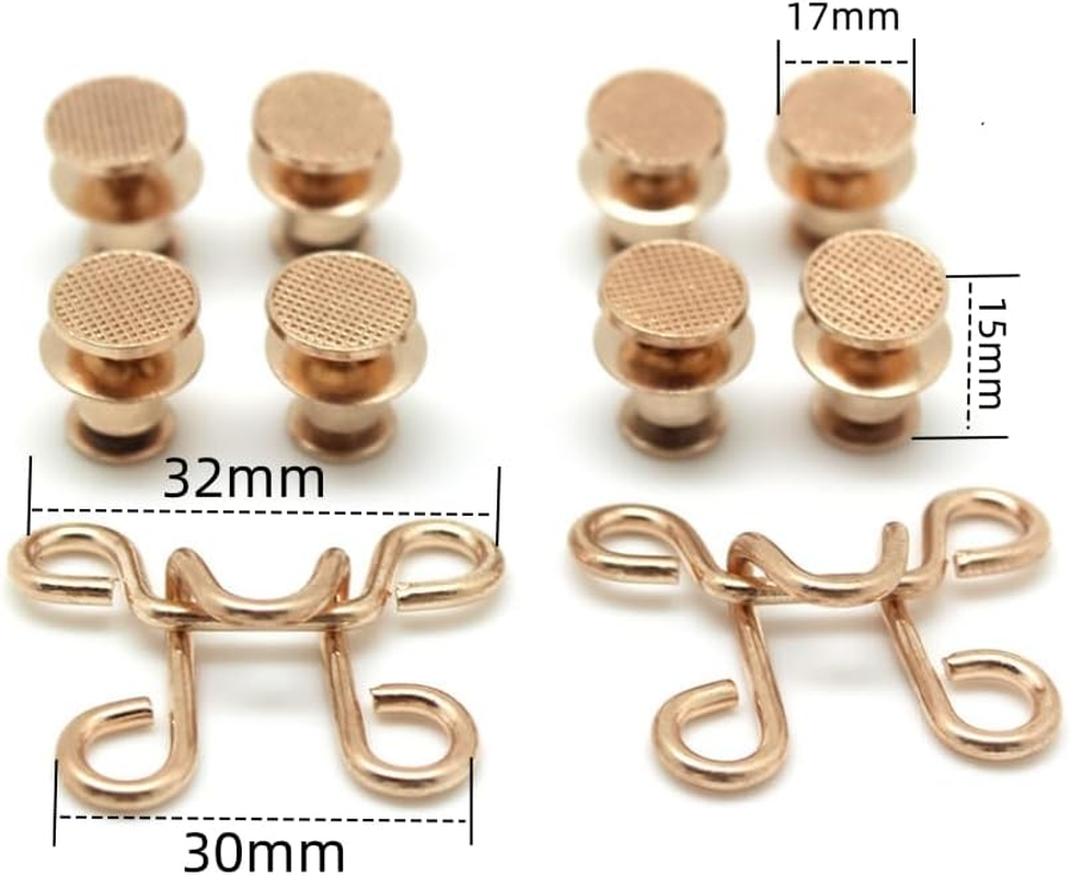 Changyeah 6 Sets Adjustable Waist Buckle Extender Sets,Pant Waist Tightener Instant Jean Buttons for Loose Jeans Pants Clips for Waist Detachable Jean Buttons Pins No Sewing Waistband Tightener image number 1