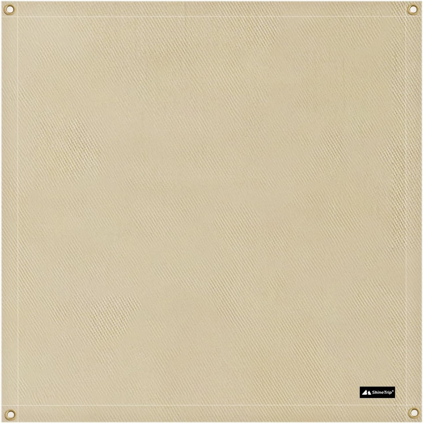 TRIWONDER Fire Blanket Fire Pit Mat under the Grill Protective Deck Patio Grass BBQ Fiberglass Gas Grill Mat Plumber'S Pad Oil Pad Fire Retardant Blanket (Beige, 50X50Cm) image number 6