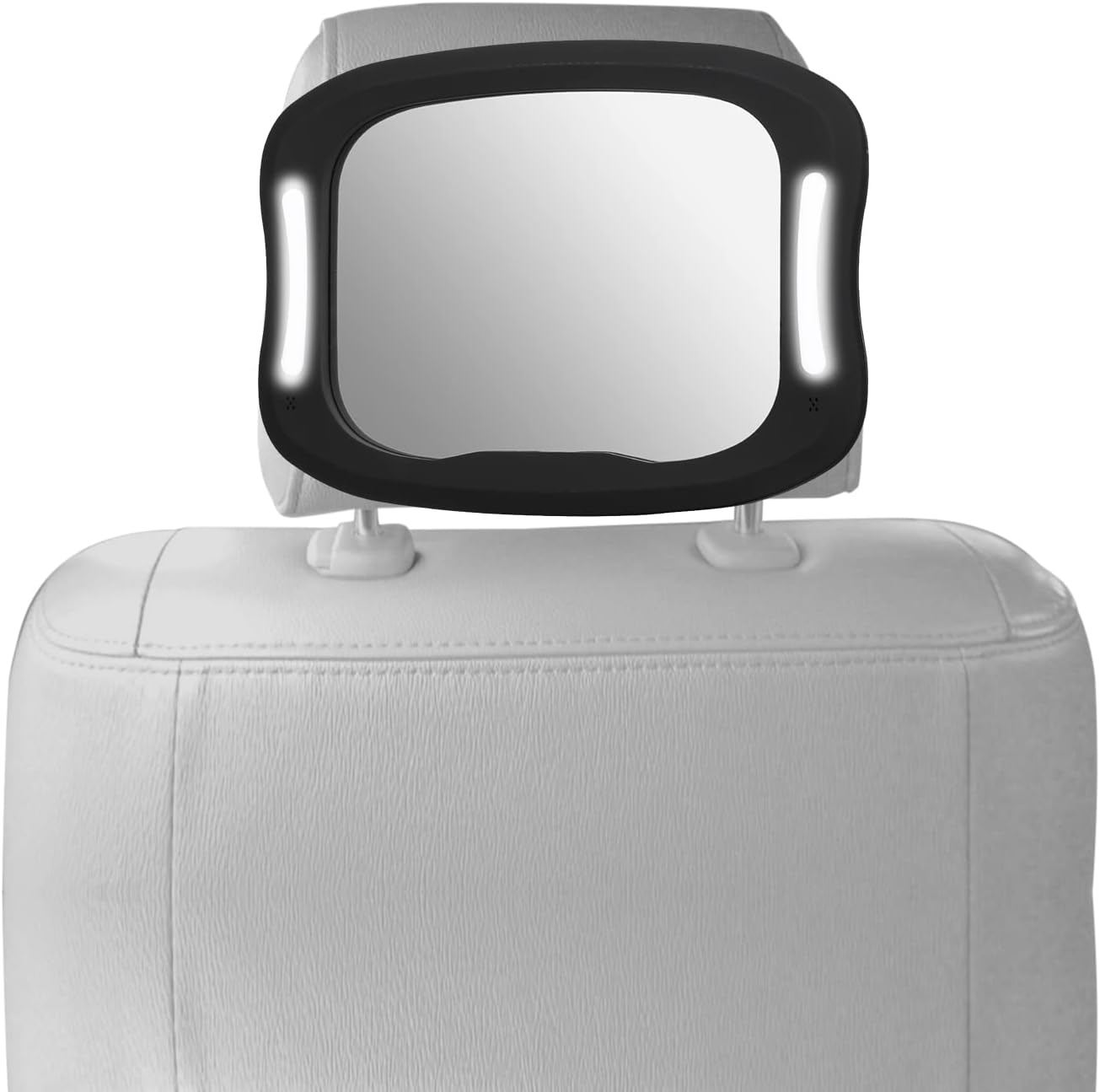 Baby Car Mirror with Light Remote Controller Acrylic Adjustable Baby Mirror for Car Observe Baby'S Every Movement image number 6