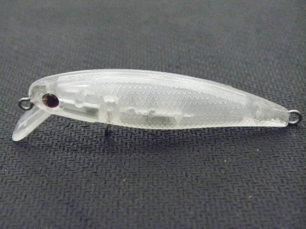 Wlure 10 Blank Unpainted Minnow Crankbait Topwater Lipless Jerkbait Fishing Lures - Upc255P10 image number 3