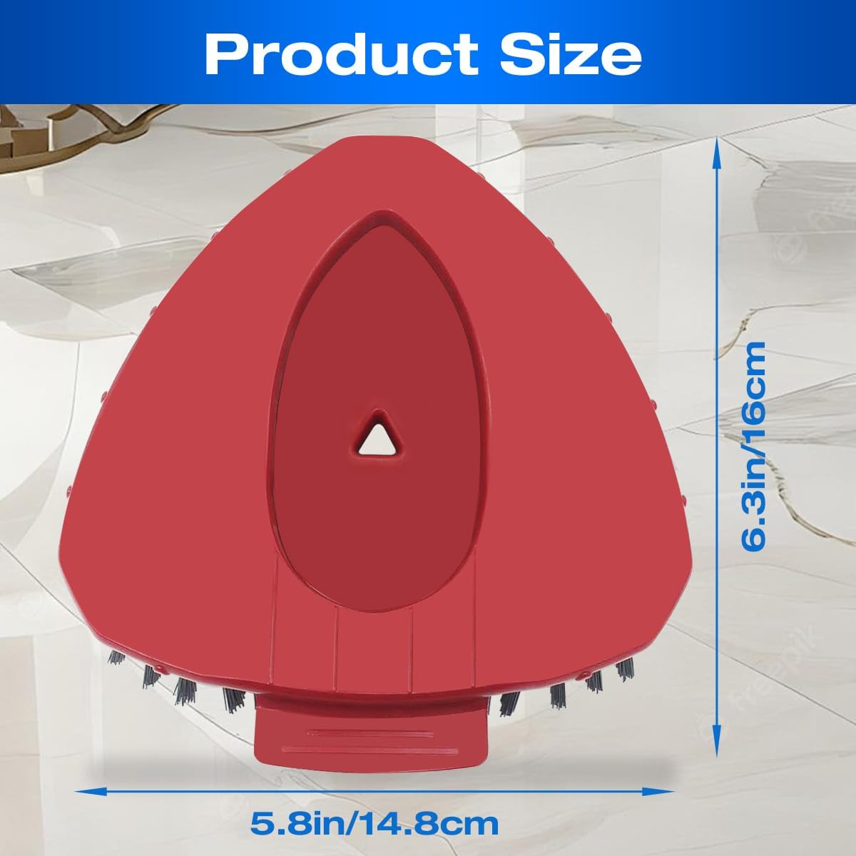 Scrubber for Vileda Turbo Easywring Floor Mop Scrubbing Brush Cleaning Brush for Bathroom and Kitchen Tiles(Filled with Bristle Brushes)