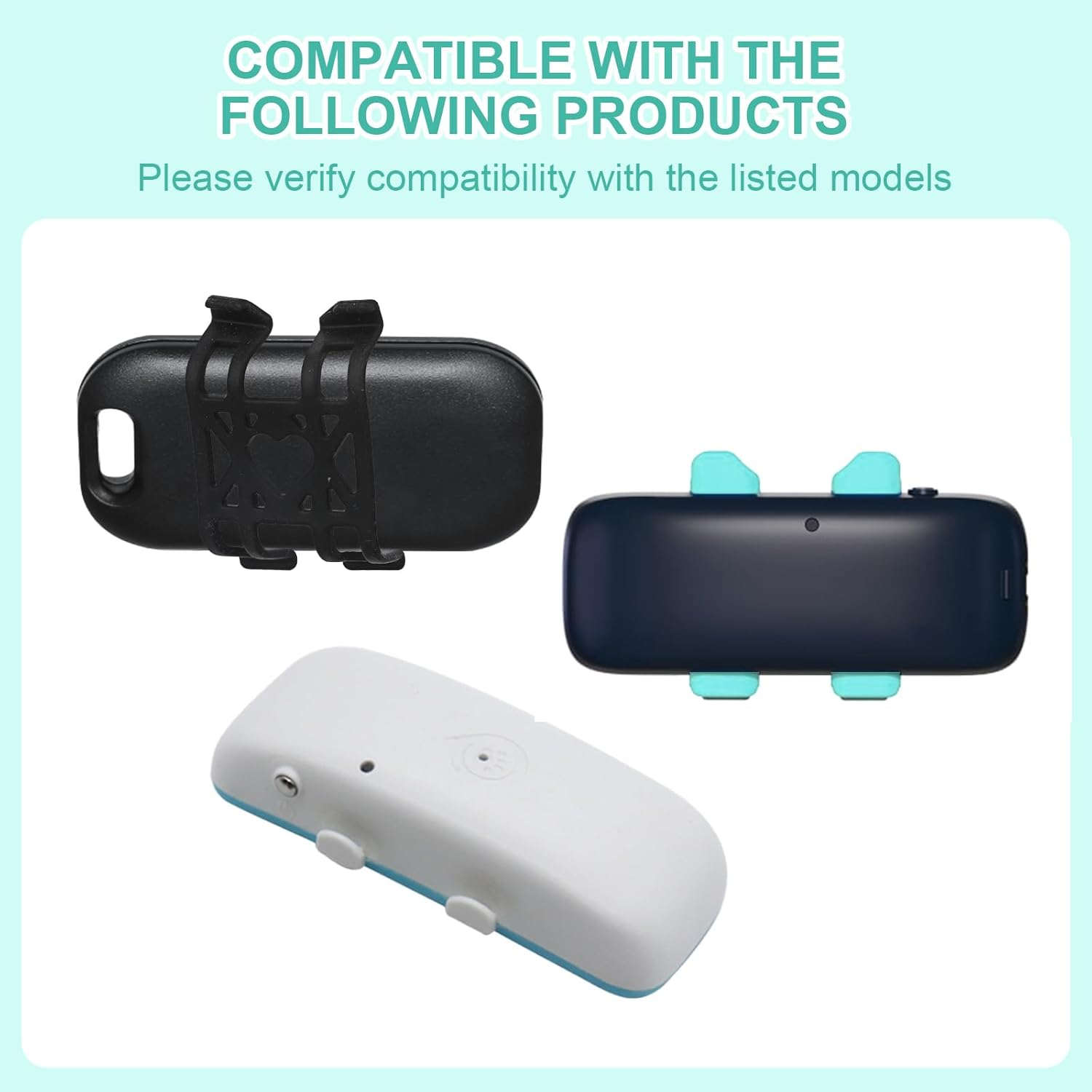 Quilax 4Pcs Dog GPS Trackers Rubber Clip Compatible with Tractive GPS, Soft Pet Location Trackers Clips, Replacement Rubber Attachment Clips for Pet image number 6