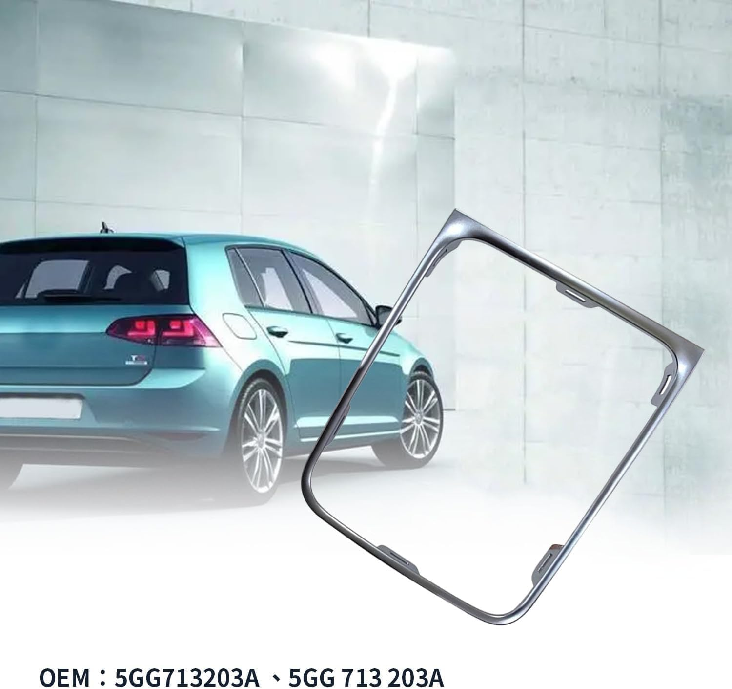 ANBOO Gear Surround Trim Frame for VW Volkswagen DSG Golf MK 7 7.5 E Golf Right Hand Drive RHD 5GG713203A image number 1