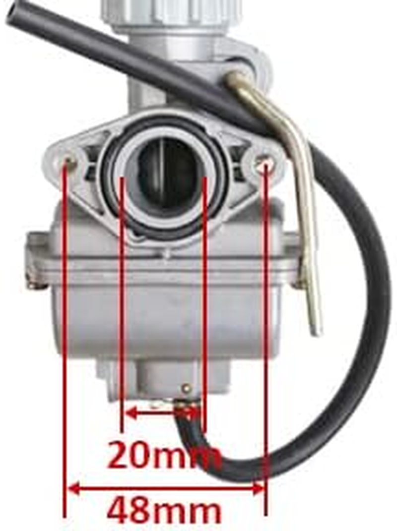 PZ20 Carburetor and Air Filter Kit with Throttle Cable for Taotao for Kazuma for Baja 50Cc 70Cc 90Cc 110Cc 125Cc 4 Stroke Engine Chinese ATV Quad Go Kart image number 2