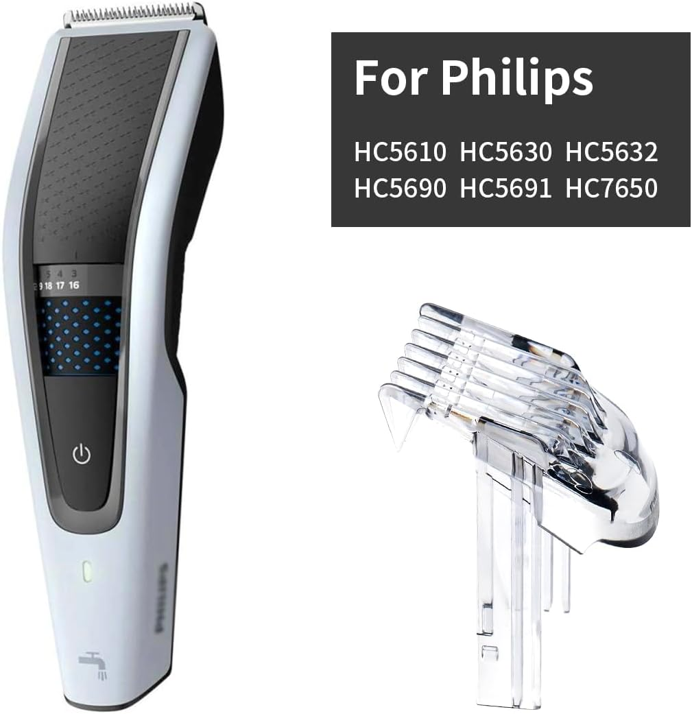 Wuyan 3-15Mm Hair Clipper Comb Compatible with Philips HC5610 HC5630 HC5632 HC5690 HC5691 HC7650 Hair Trimmer Attachment Beard Comb image number 3