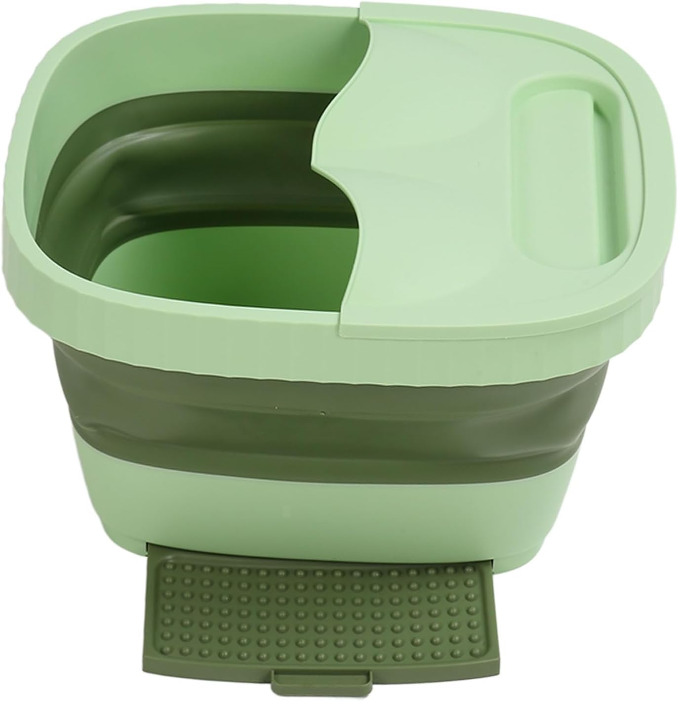 Collapsible Foot Soak Tub, Easy Storage Portable Foldable Foot Soak Tub Relax Muscles for Household (Green) image number 2