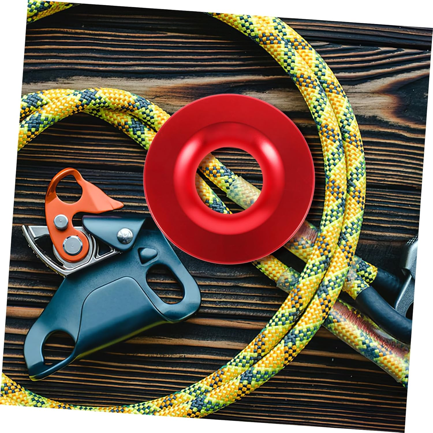 FELTECHELECTR Winch Snatch Recovery Ring Aluminum Alloy Towing Snatch Ring Truck Recovery Accessories Red for Off-Road Vehicle Winching and Towing - Blue image number 7