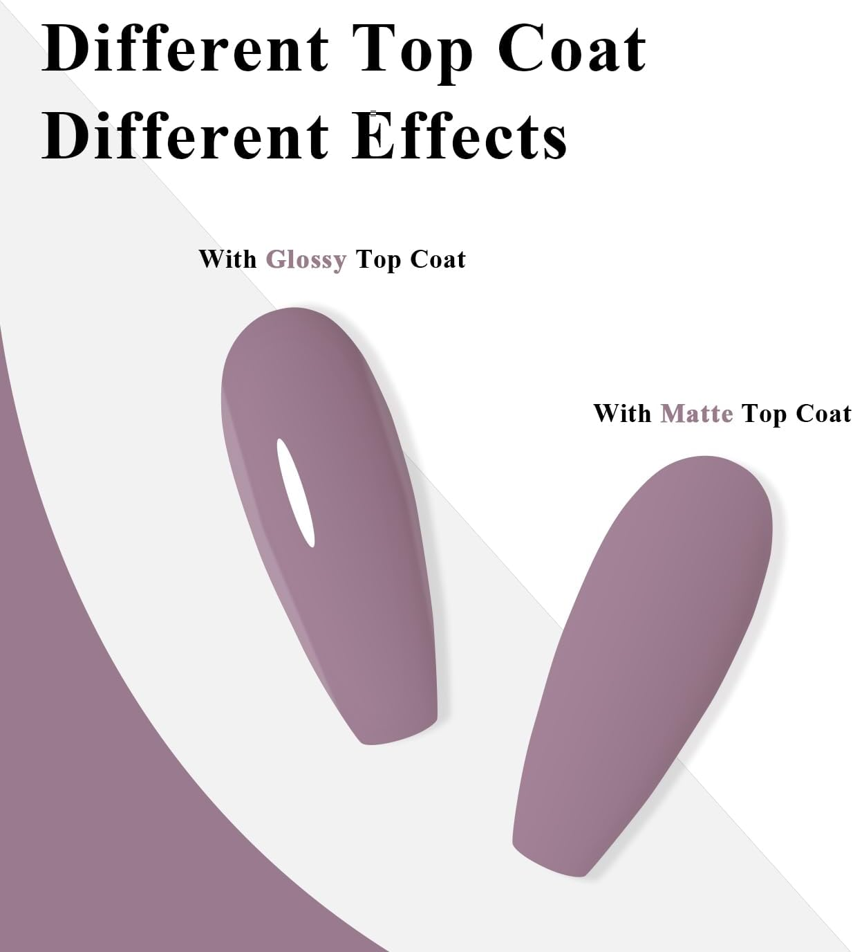 Imtiti Grey Purple Gel Nail Polish, Grey UV Gel Polish for Nail Art, Soak off UV LED - Coral Pink image number 2