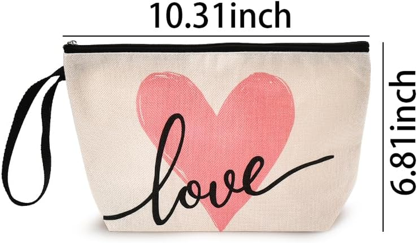 Travel Makeup Bag Cosmetic Bags for Women Girls Valentines Day Gifts for Wife Fiance Anniversary Birthday Gifts for Girlfriend Best Friends Makeup Cosmetic Bag Travel Accessories image number 6