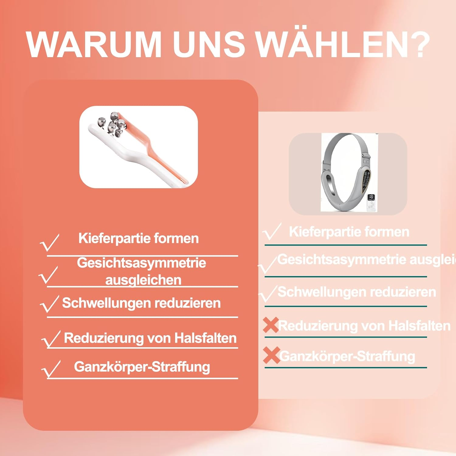 Double Chin Remover Roller Smbrige V-Face Lifting Device, 3 EMS Modes Face Massager, Double Chin Firmer for Anti-Wrinkles Farewell to Large and Small Faces Facial Slimming image number 1