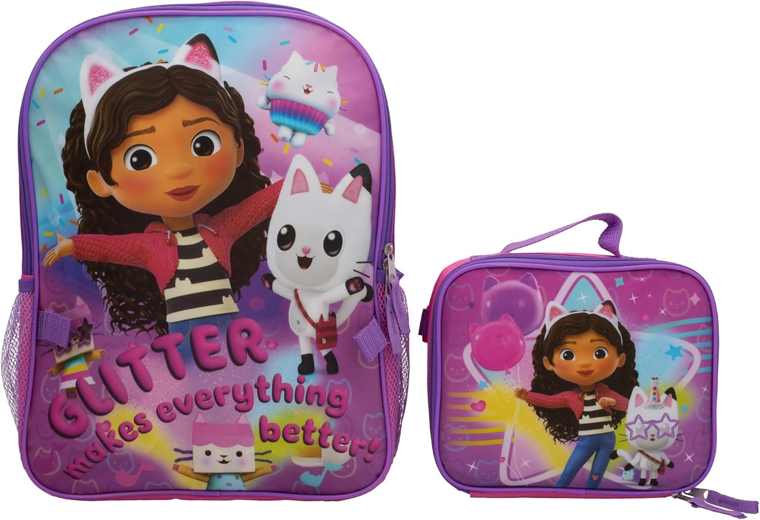 AI ACCESSORY INNOVATIONS 2 Piece Backpack Set, Boys & Girls 16" School Bag