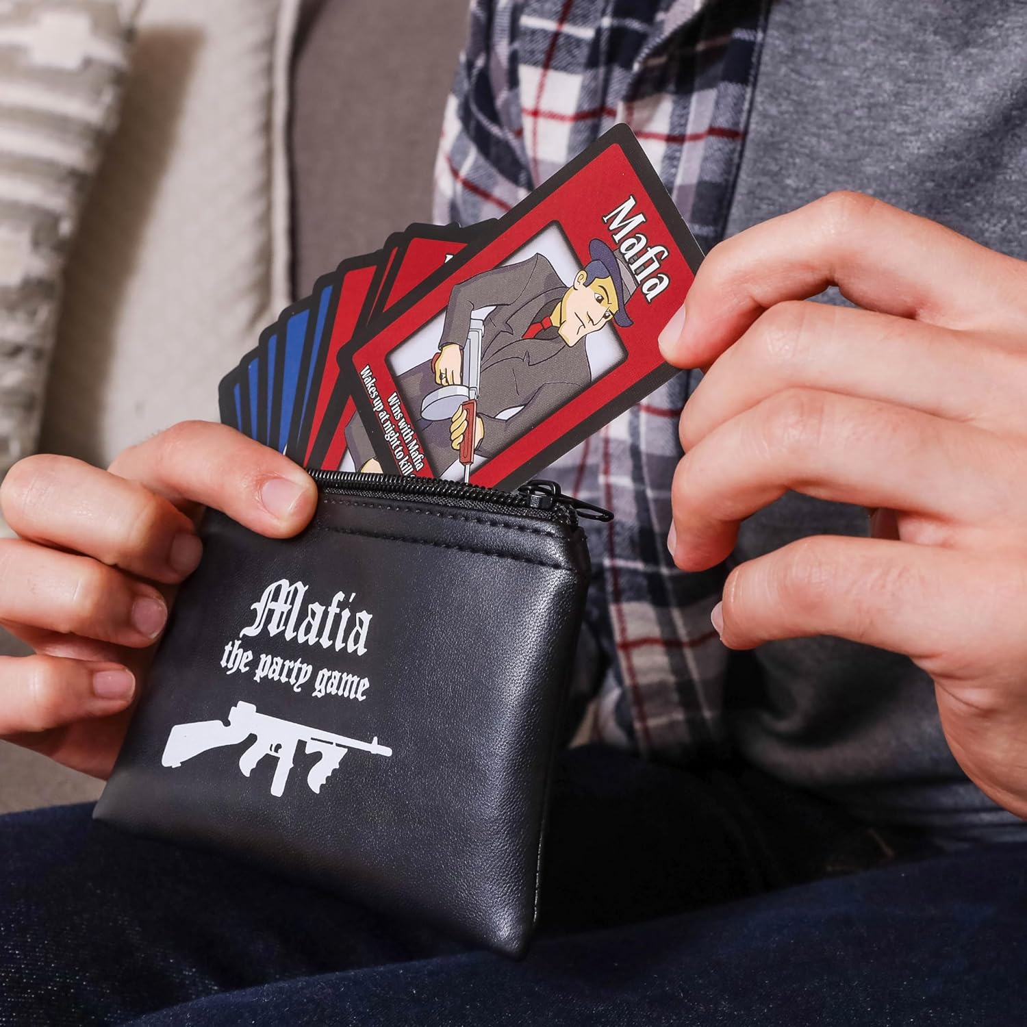 Apostrophe Games Mafia the Party Game &ndash; Mafia Game of Lying, Bluffing, Deceit &ndash;38 Role Cards, Mafia Card Game for Adults and Teens &ndash; Interactive Board Game to Play with Friends, Family image number 2