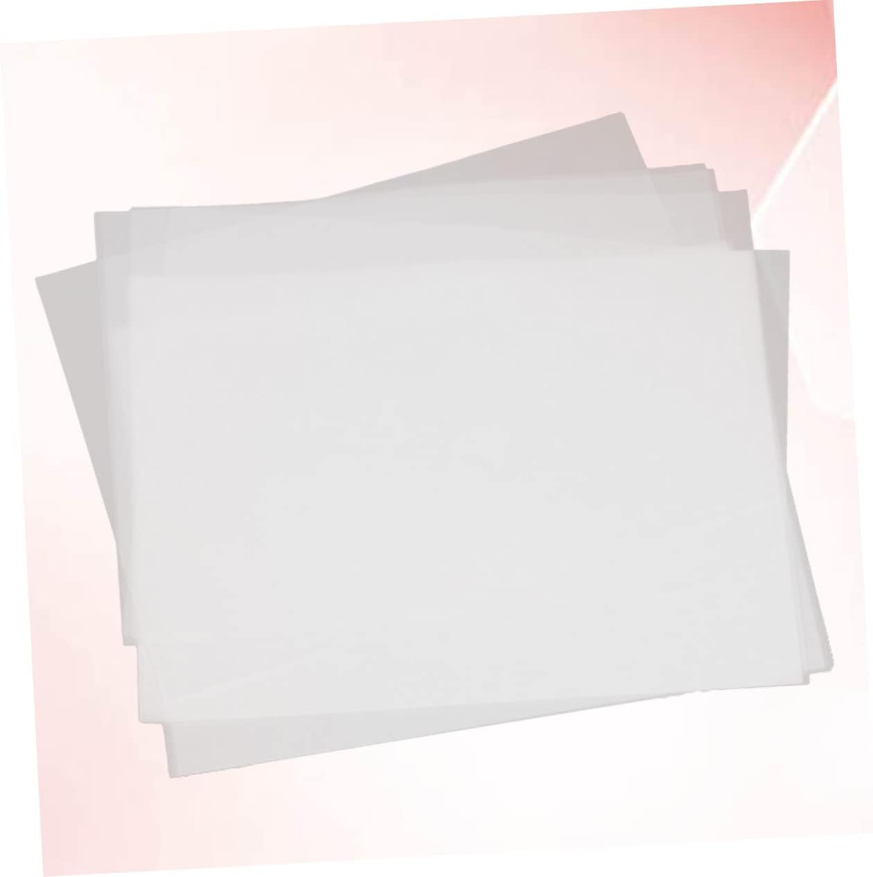 COHEALI 50PCS A3 Tracing Paper Vellum Calligraphy Translucent Vellum Tracing Set for DIY Engineering Drawing image number 3