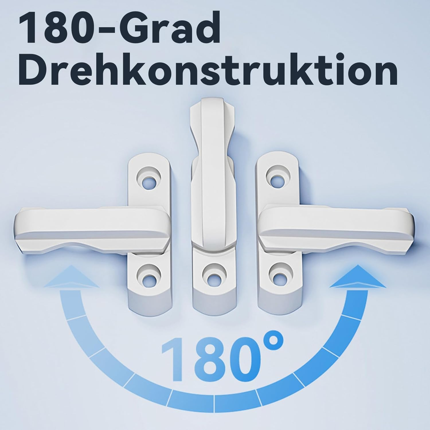 Xiciki Pack of 4 Children'S Window Lock, Burglary Protection, Window Latch, No Drilling, for UPVC Window, Door, Balcony, Child Lock image number 6